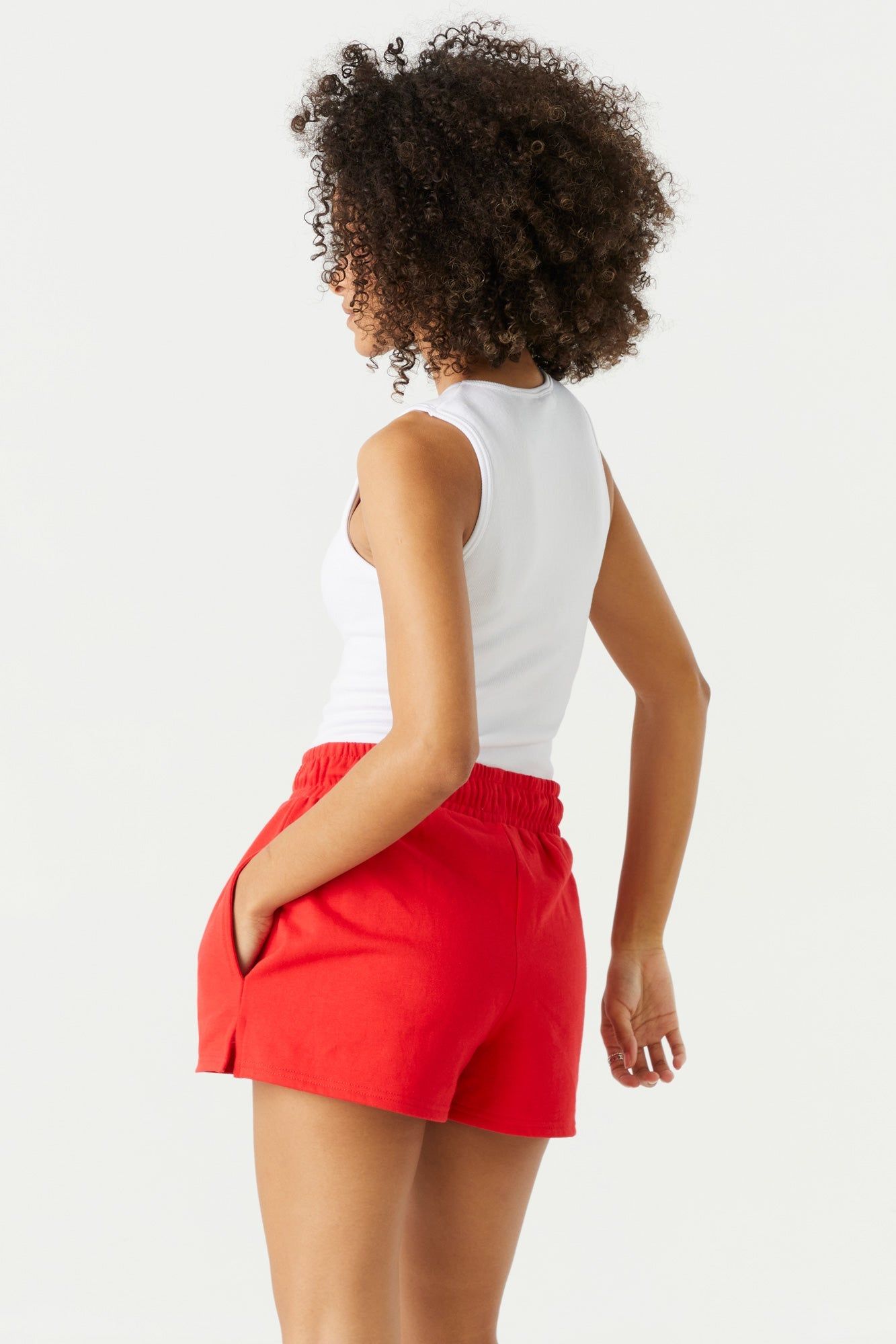 High Rise Fleece Coloured Short sold by Urban Planet product image thumbnail 14