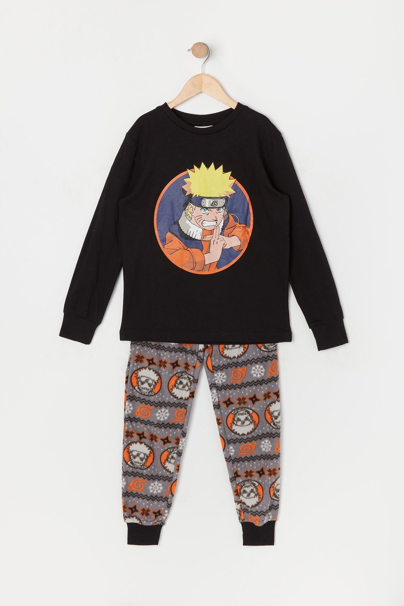 Boys Naruto Graphic 2 Piece Pajama Set sold by Urban Planet