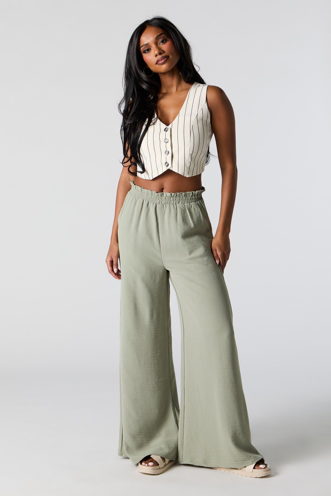 Pull On Palazzo Pant sold by Urban Planet product image thumbnail 4