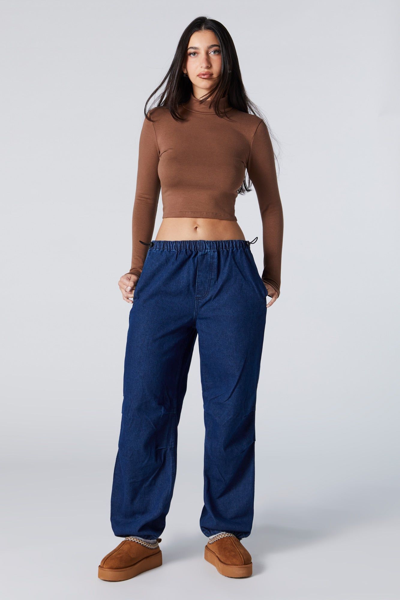 Mock Neck Long Sleeve Top sold by Urban Planet product image thumbnail 4