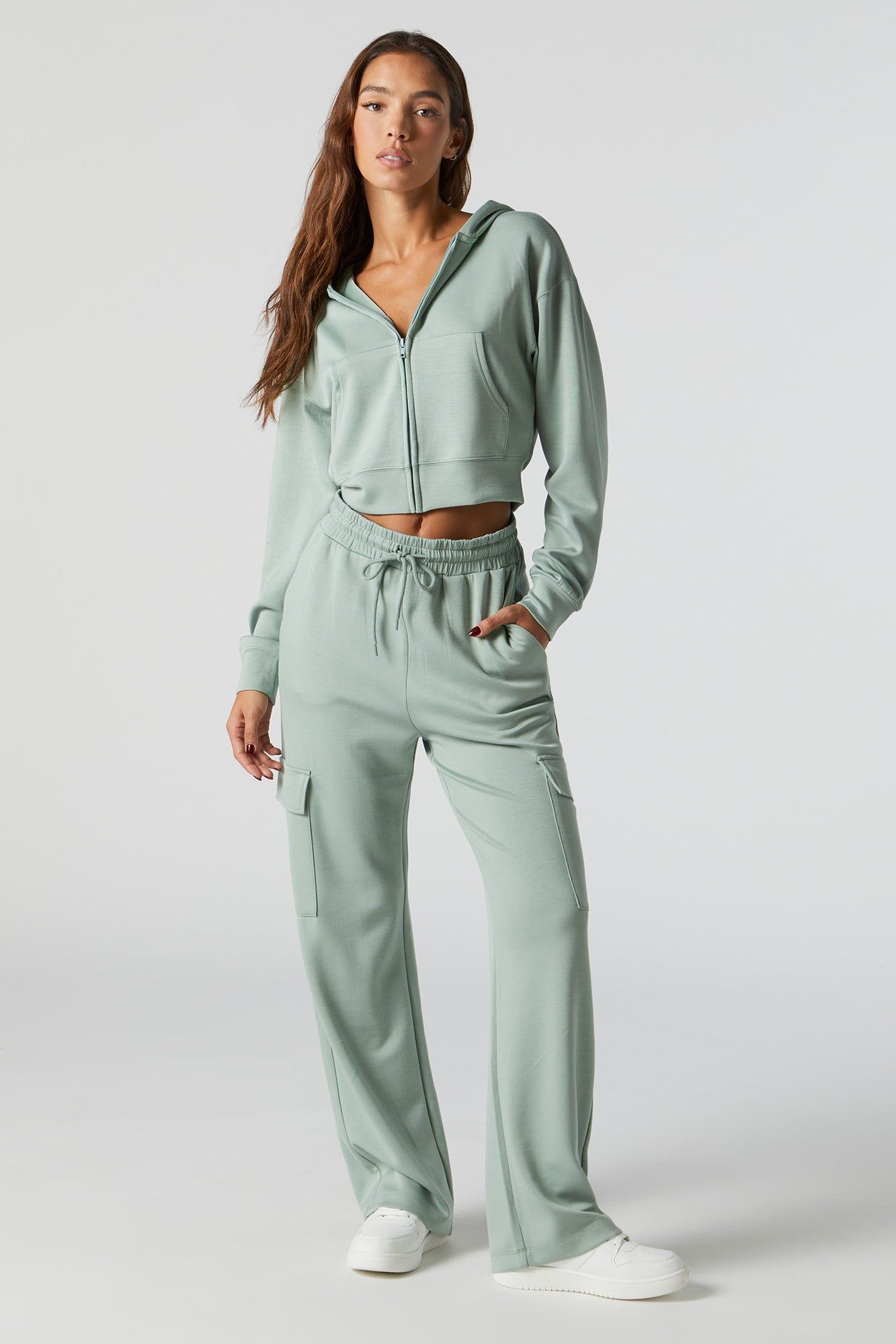 Active Zip-Up Hoodie sold by Urban Planet product image thumbnail 3