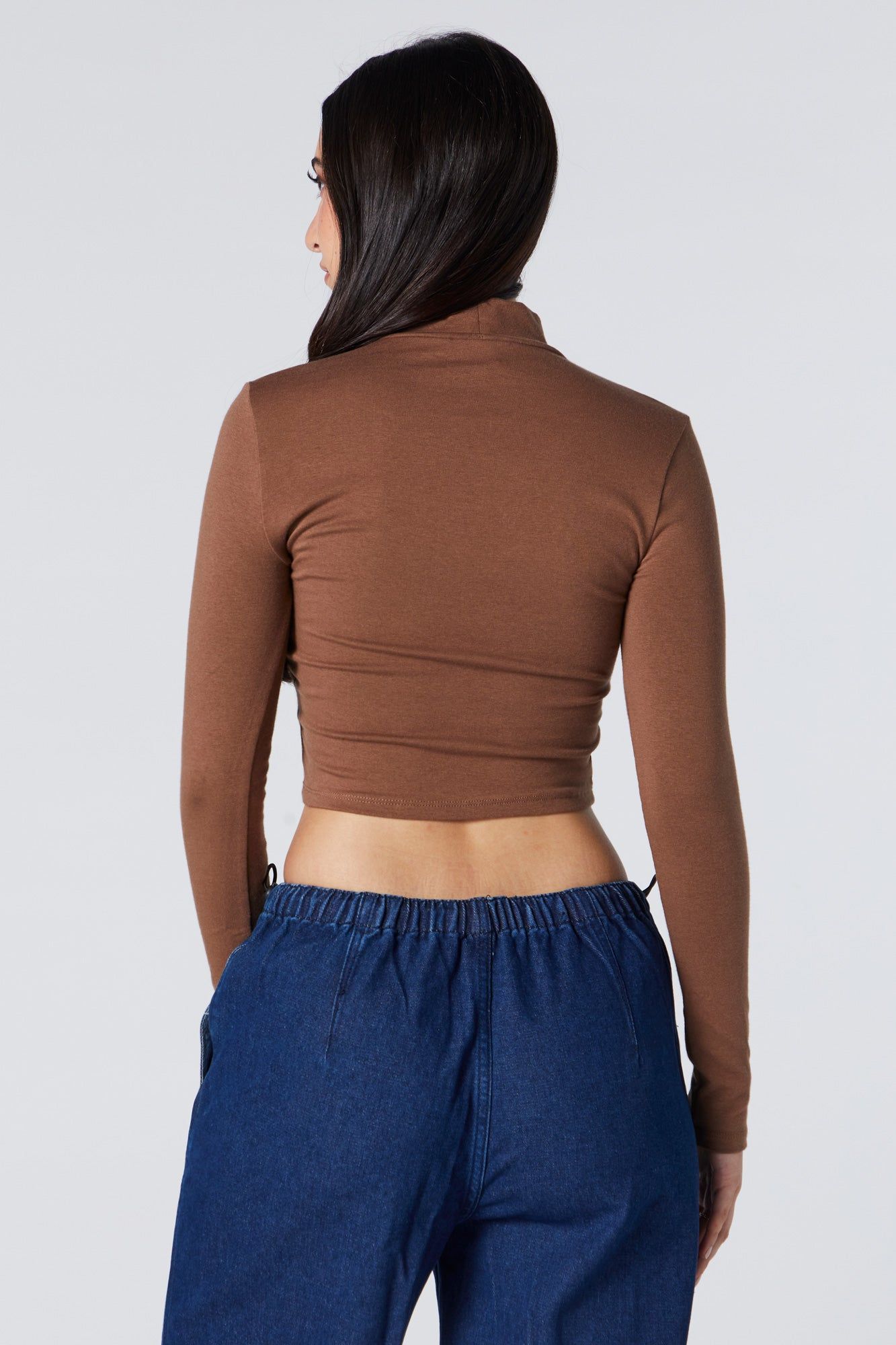Mock Neck Long Sleeve Top sold by Urban Planet product image thumbnail 2