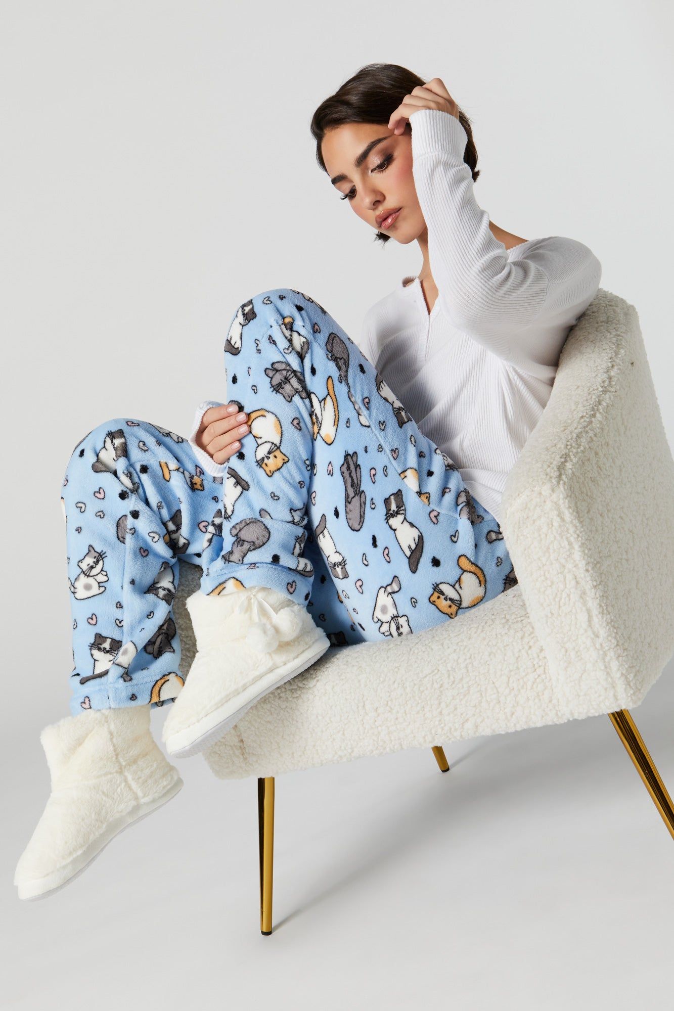 Plush Bootie Slipper sold by Urban Planet