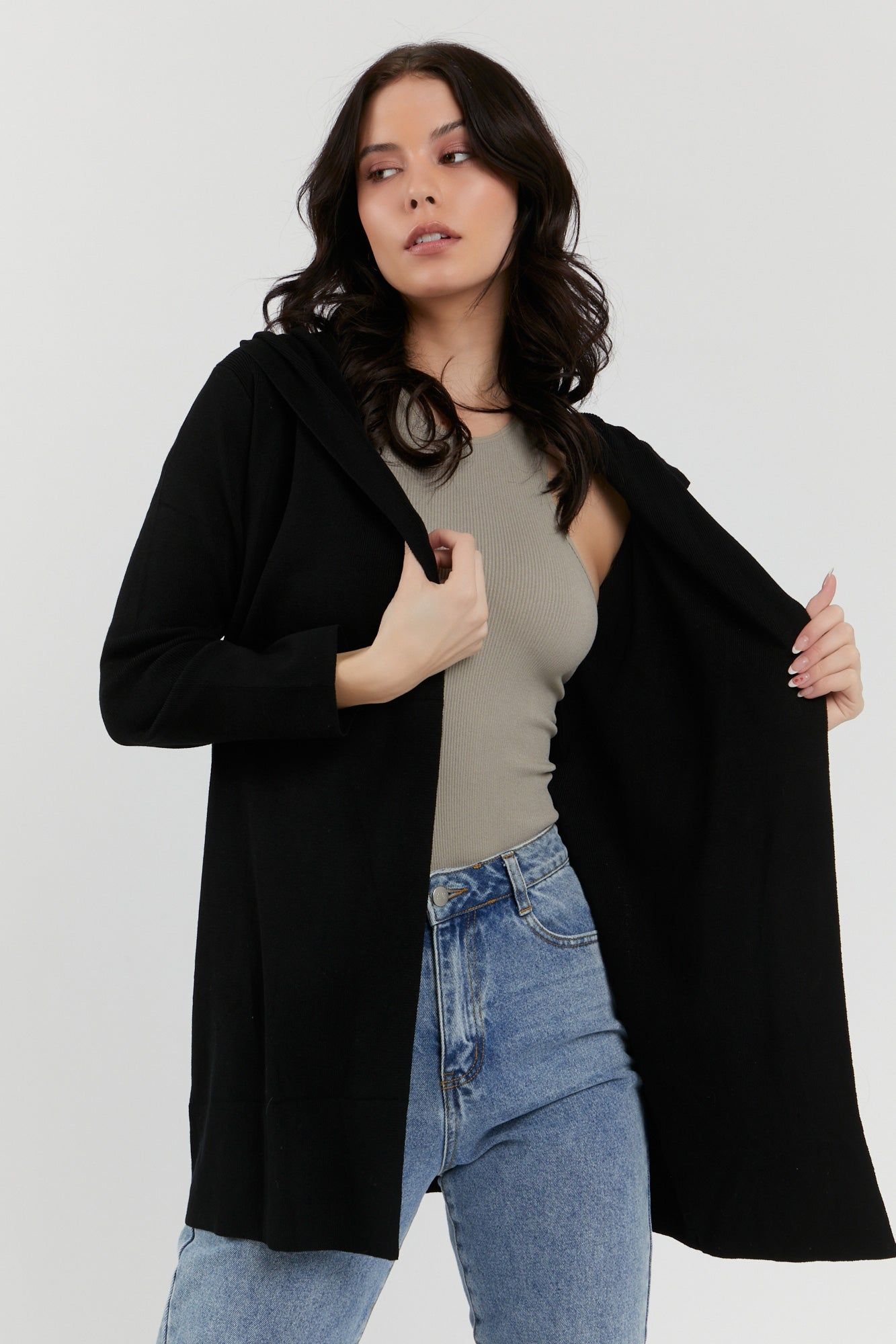 Long Sleeve Open Cardigan sold by Urban Planet product image thumbnail 13