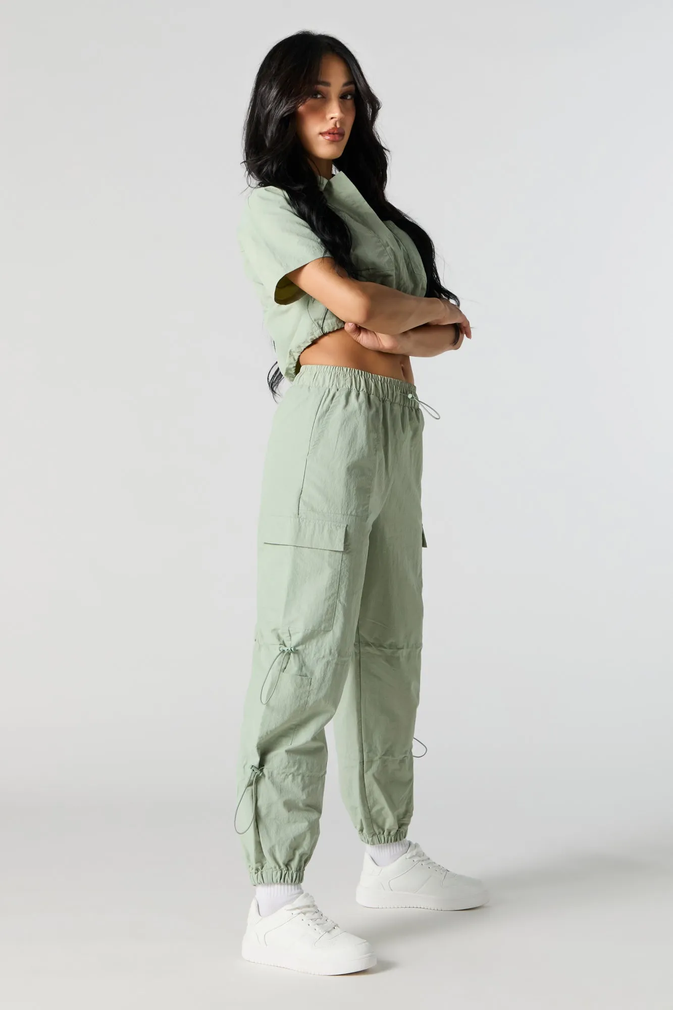 Jogger cargo en nylon sold by Urban Planet product image thumbnail 5