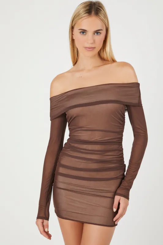 Minirobe en filet à épaules dénudées sold by Urban Planet