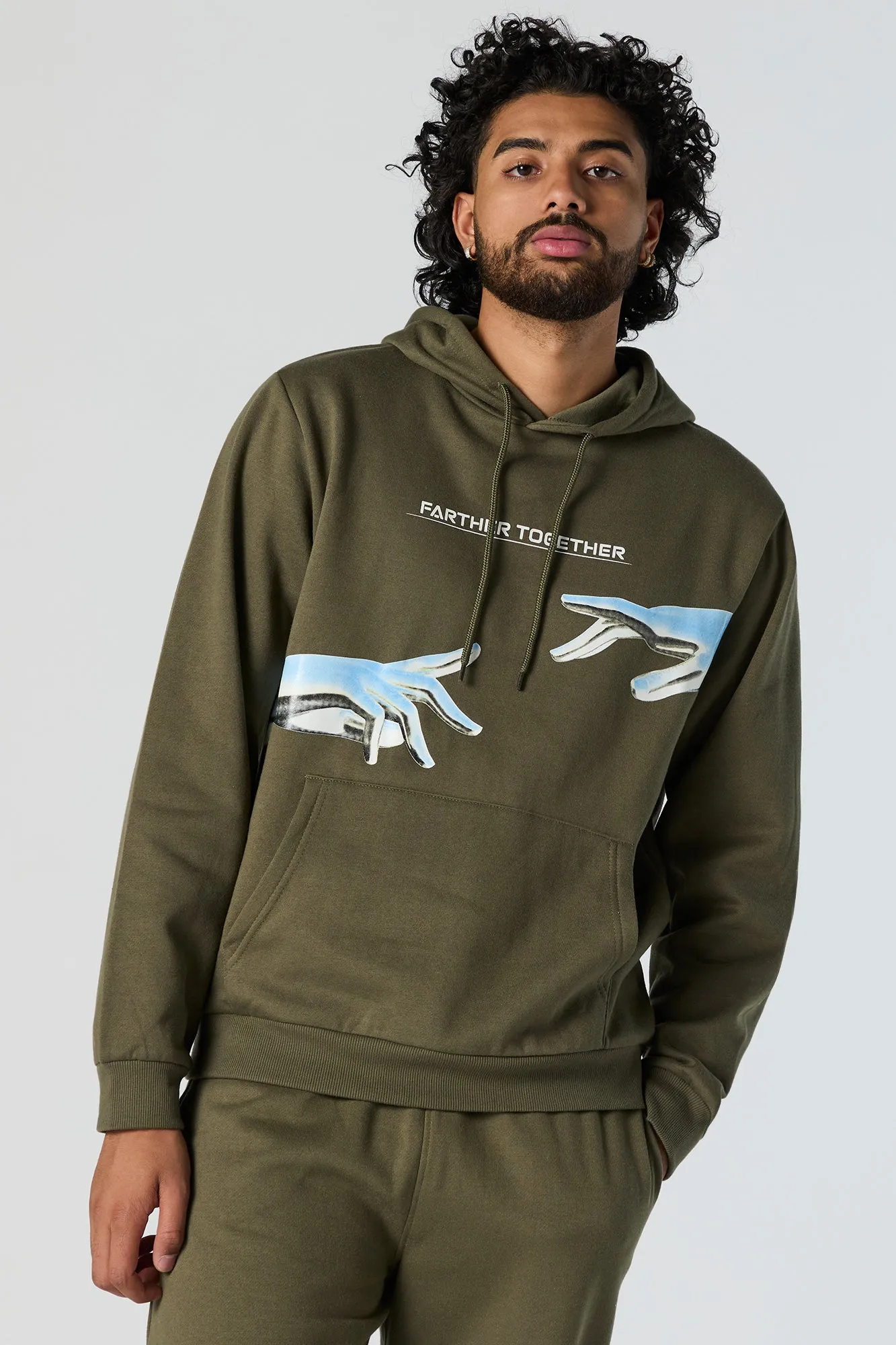 Farther Together Graphic Fleece Hoodie sold by Urban Planet product image thumbnail 2