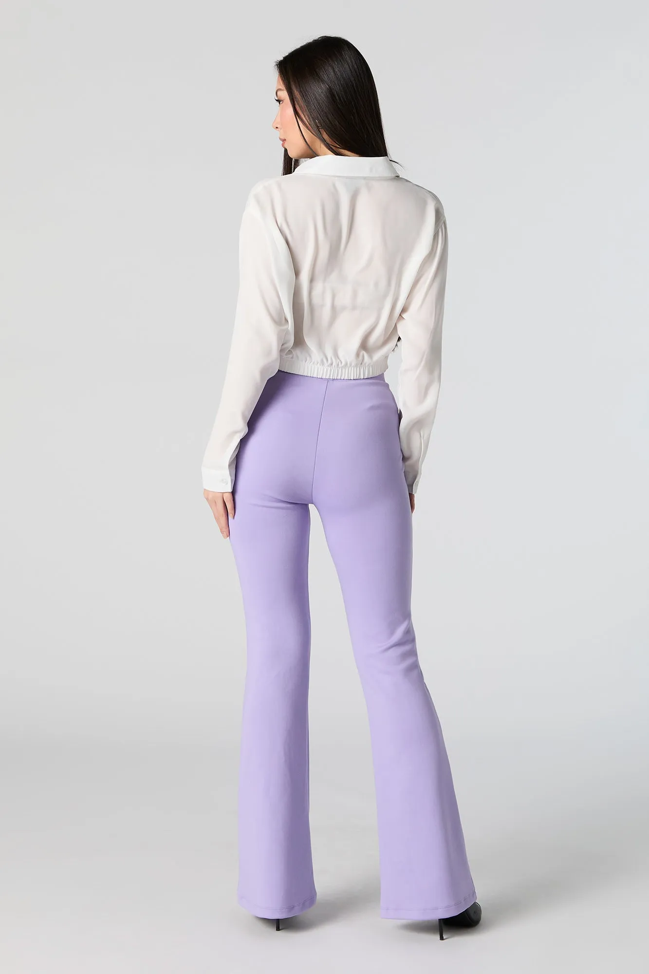 High Rise Flare Dress Pant sold by Urban Planet product image thumbnail 3
