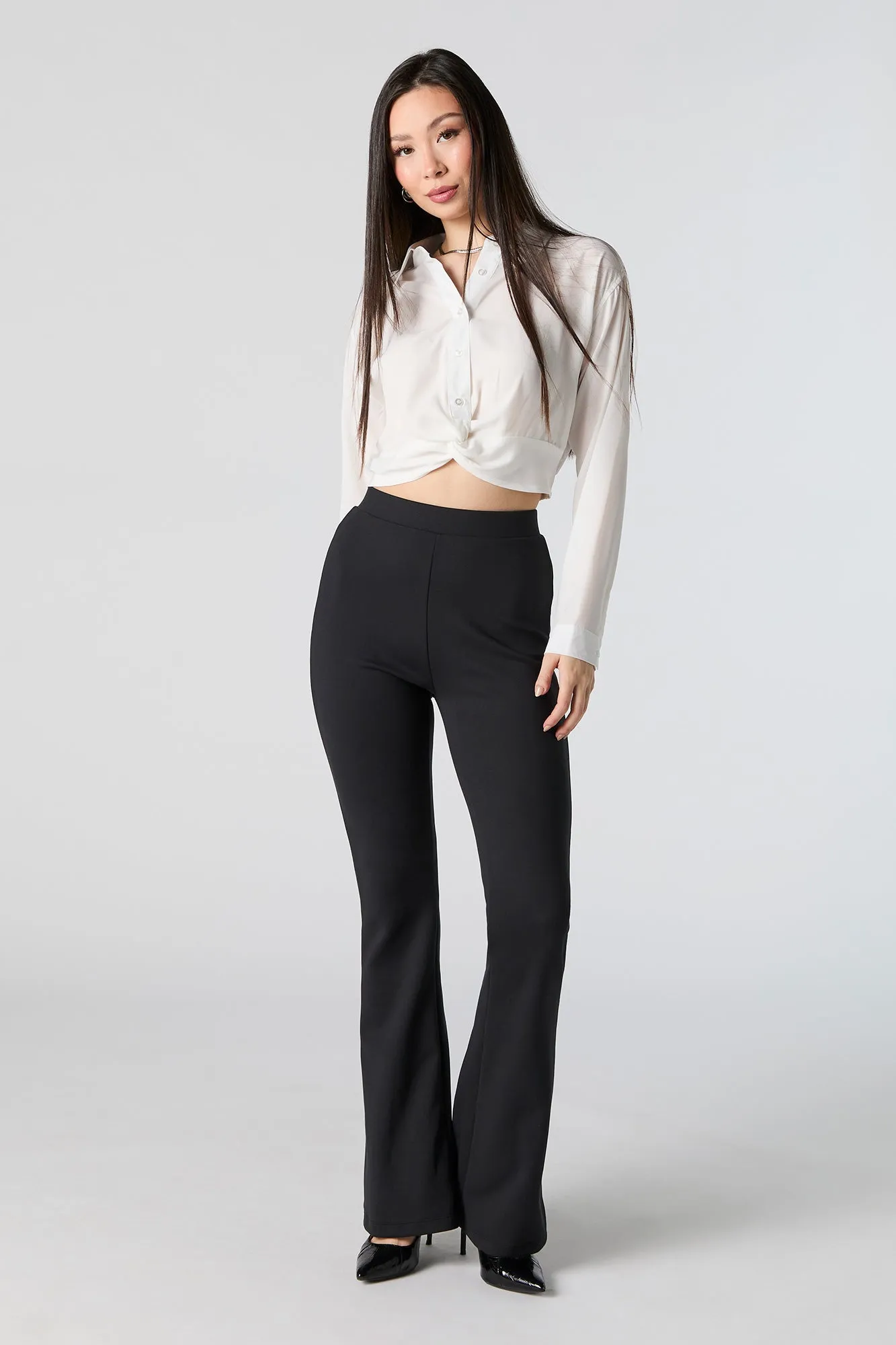 High Rise Flare Dress Pant sold by Urban Planet product image thumbnail 5