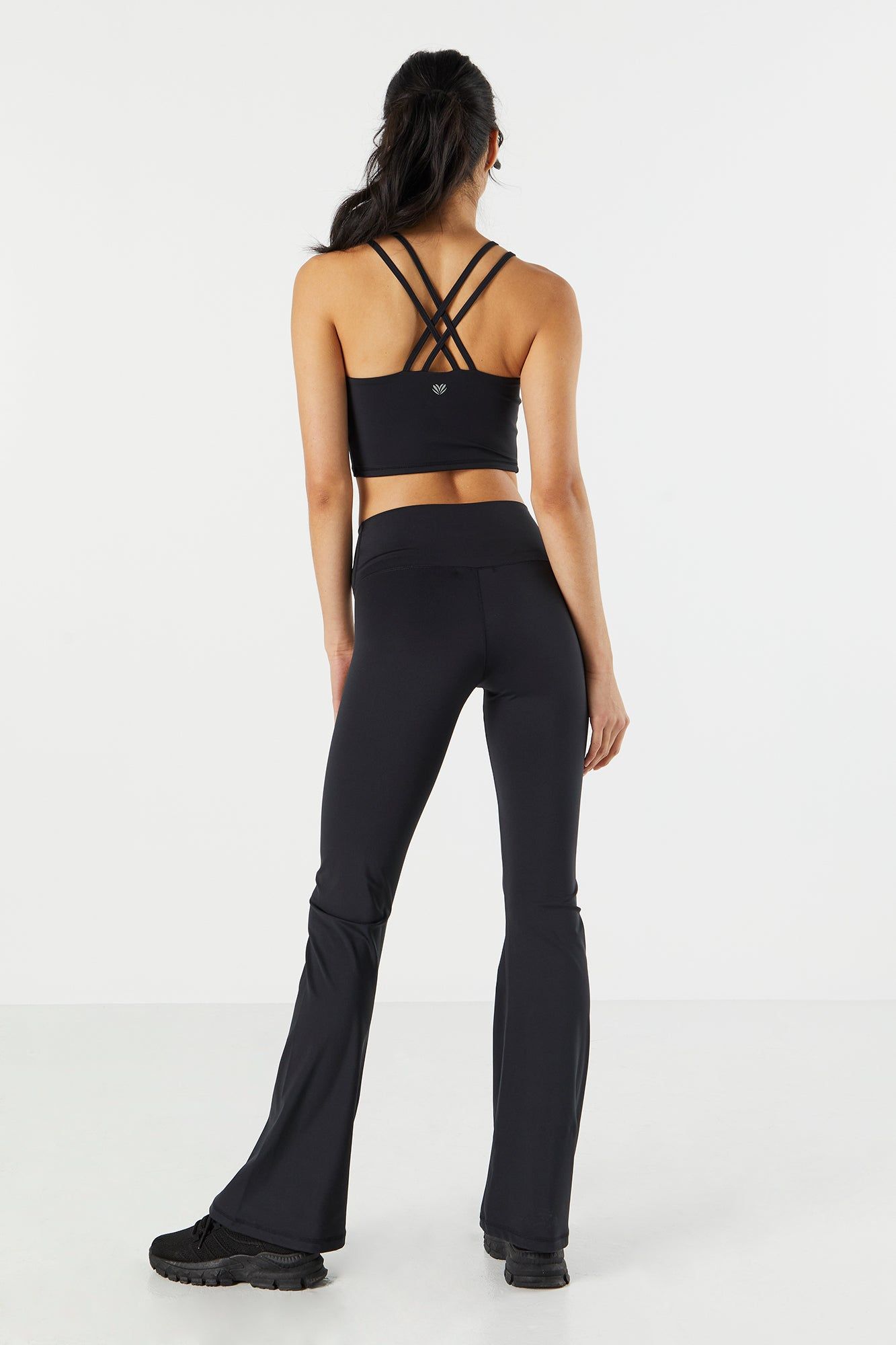 Pantalon à jambe évasée avec surplis sold by Urban Planet product image thumbnail 6