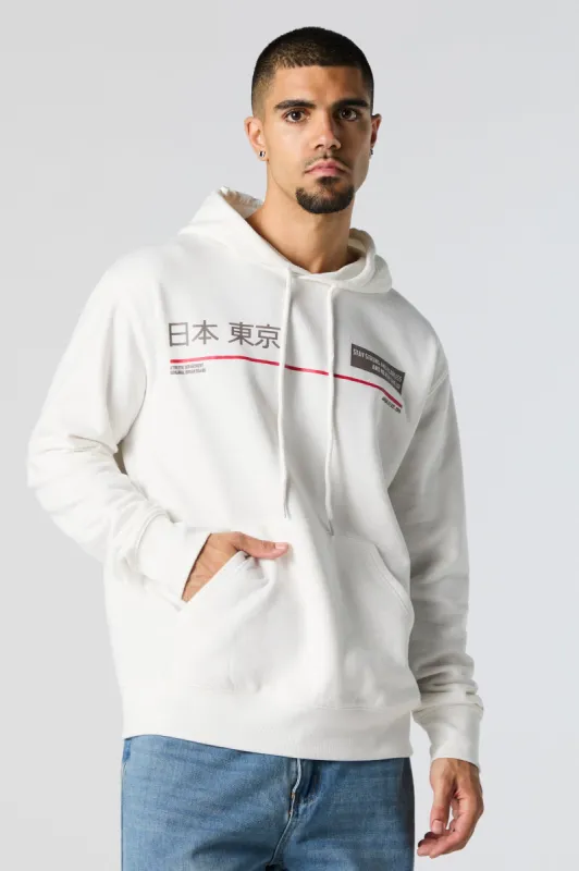 Tokyo Graphic Fleece Hoodie sold by Urban Planet