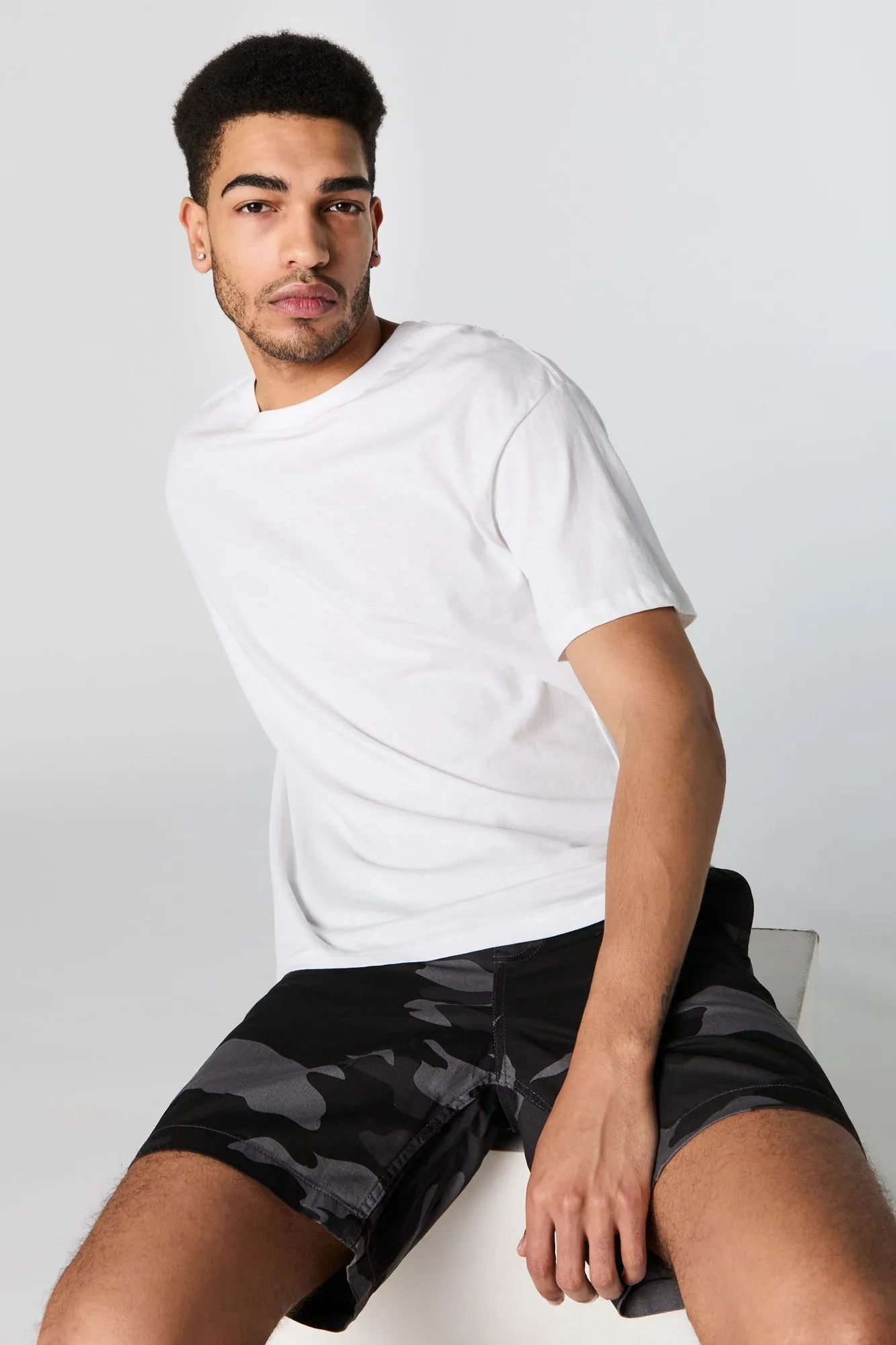 Camo Drawstring Short sold by Urban Planet product image thumbnail 4