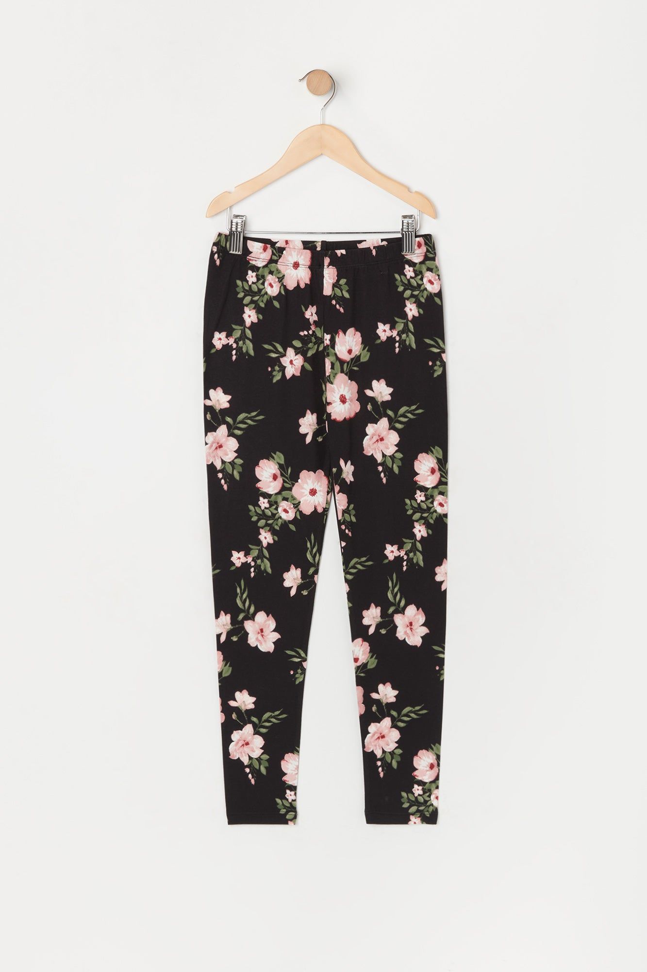 Legging fleuri et legging uni pour fille (Paquet de 2) sold by Urban Planet product image thumbnail 5