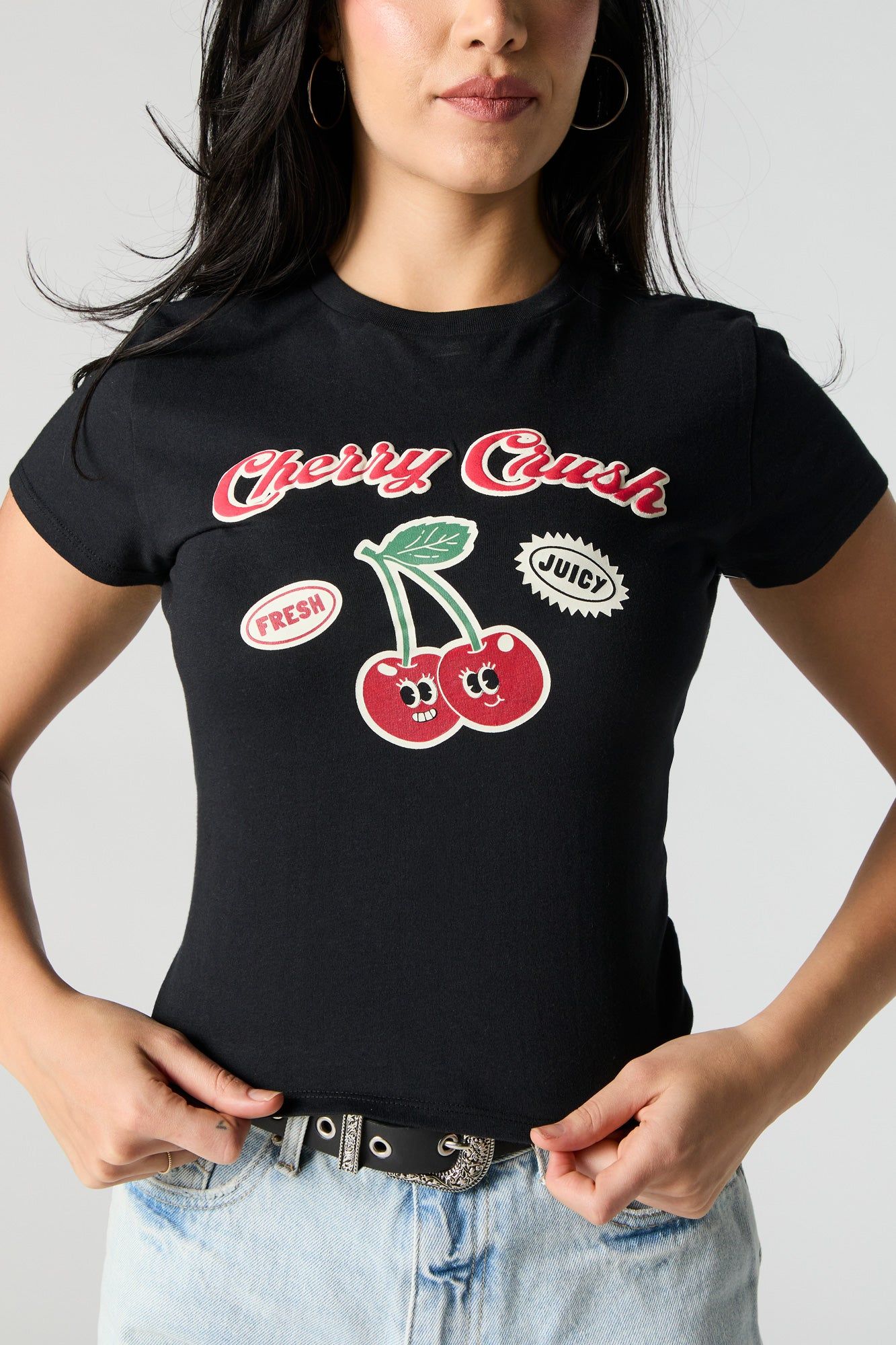 Cherry Crush Graphic Baby T-Shirt sold by Urban Planet