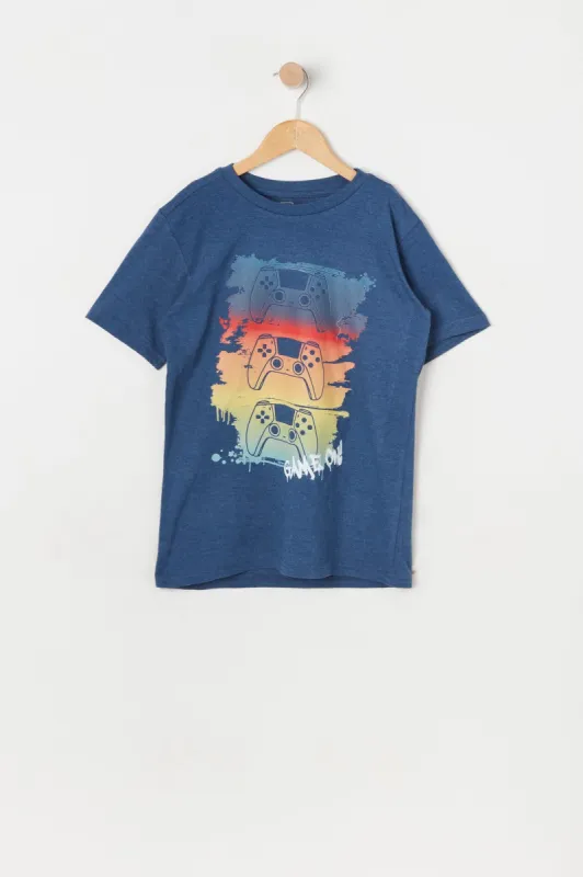 Boys Game On Controller Graphic T-Shirt sold by Urban Planet
