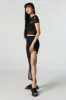 Jupe maxi en filet avec fente sold by Urban Planet