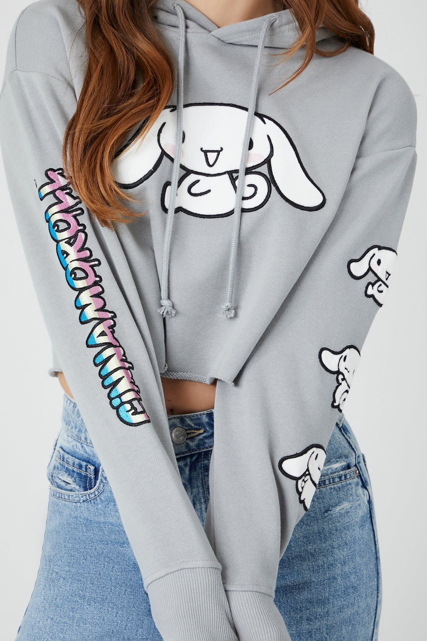 Cinnamoroll Graphic Cropped Hoodie sold by Urban Planet product image thumbnail 5