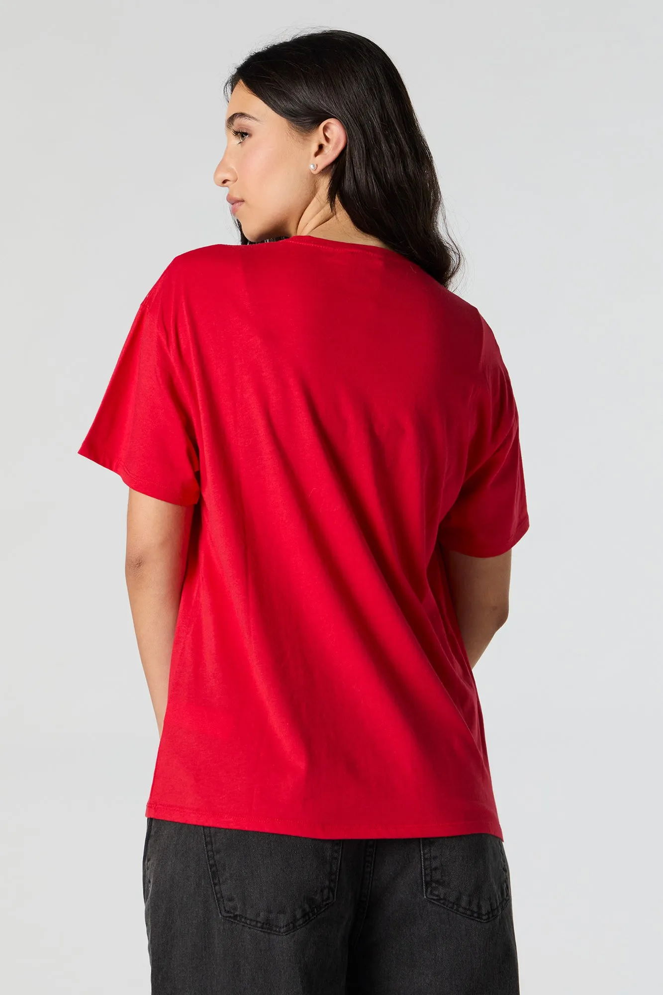 Canadian Girls Party Graphic Boyfriend T-Shirt sold by Urban Planet product image thumbnail 3