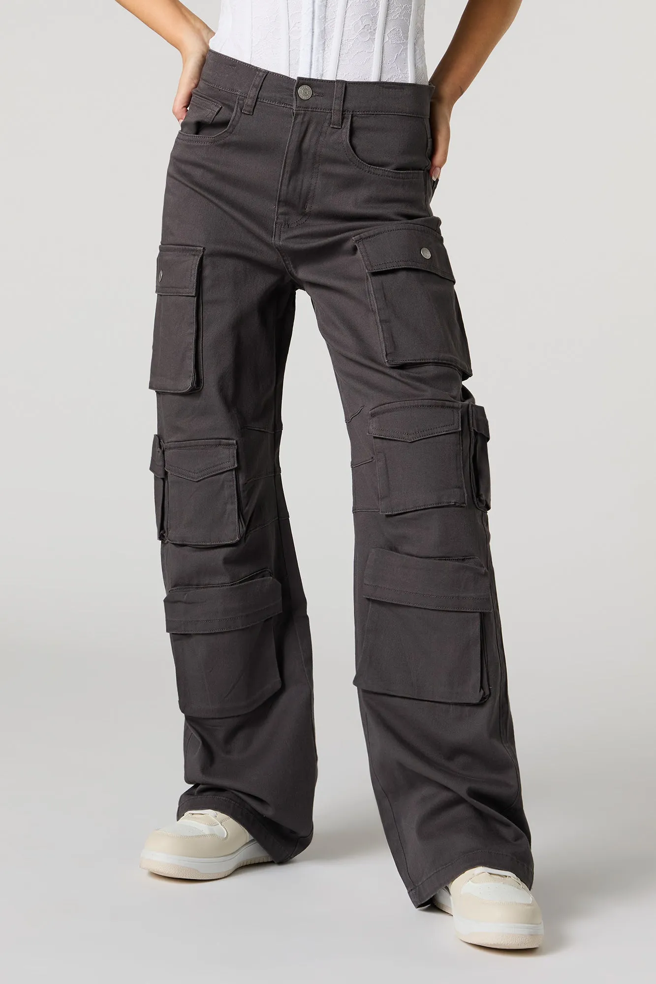 8 Pocket Straight Leg Pant sold by Urban Planet product image thumbnail 5