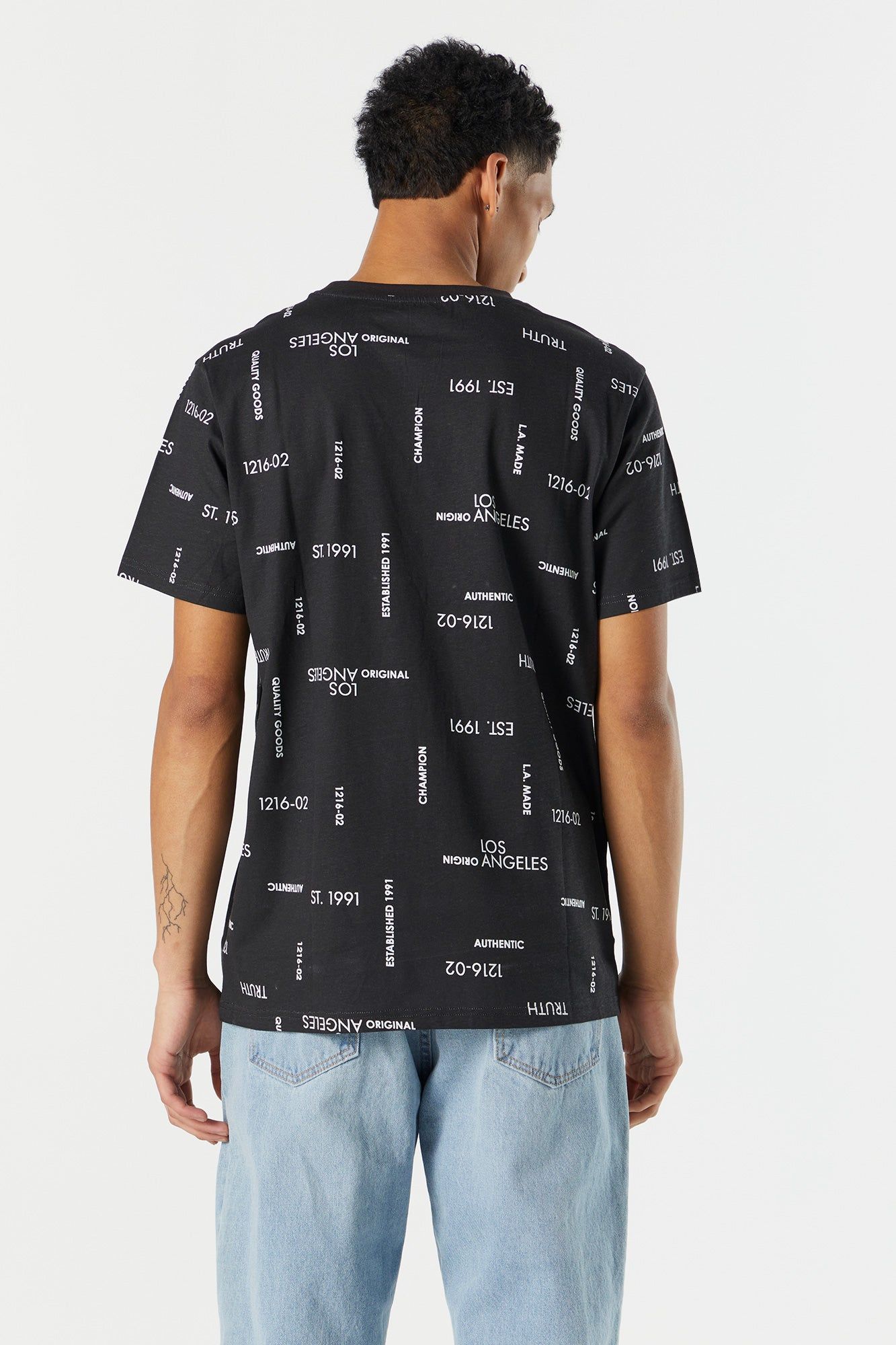 Los Angeles Print T-Shirt sold by Urban Planet product image thumbnail 5