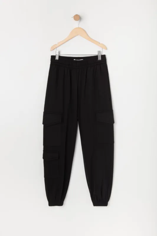 Jogger cargo en molleton pour filles sold by Urban Planet