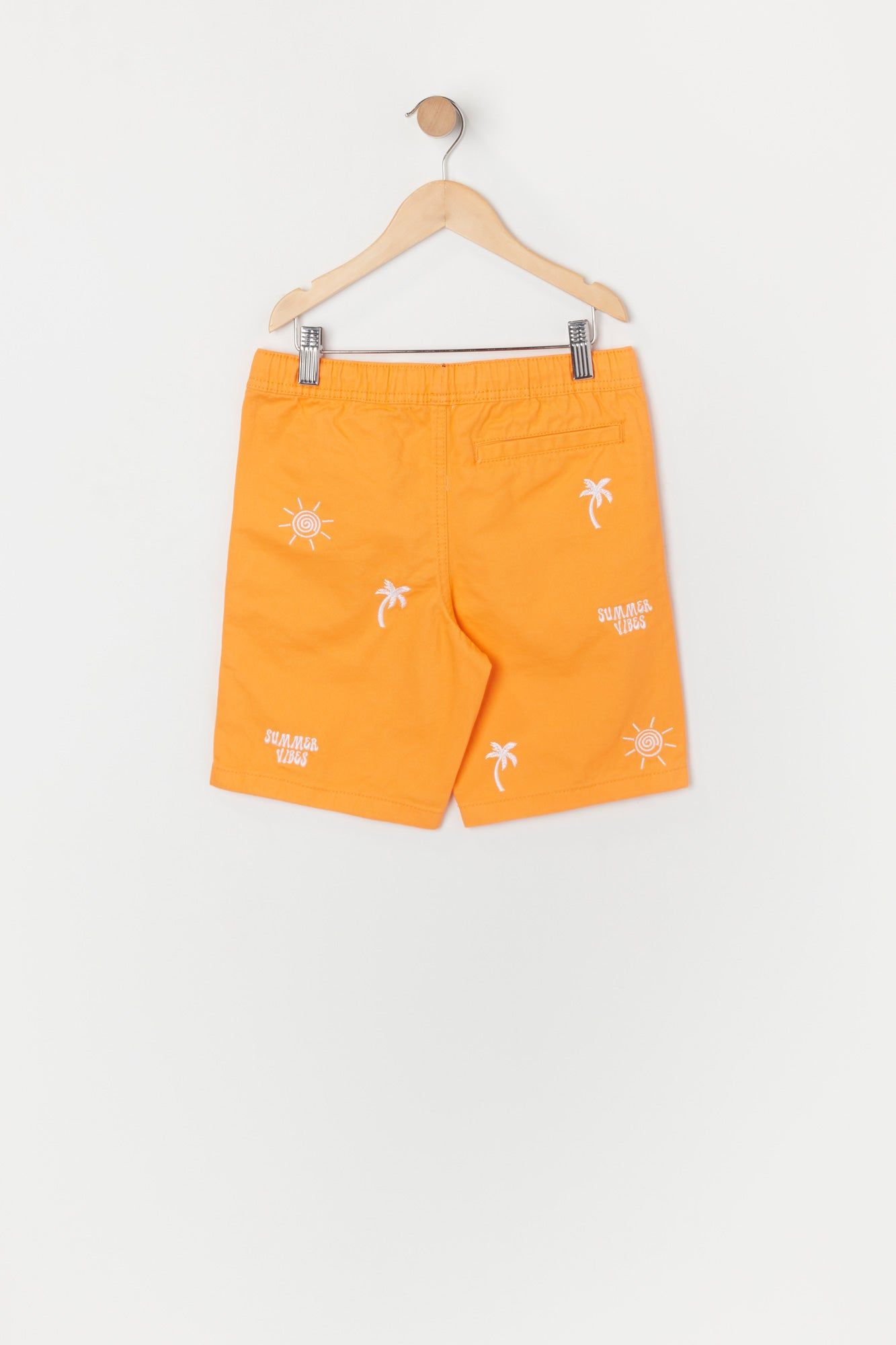 Short avec micromotif brodé Soleil pour garçon sold by Urban Planet product image thumbnail 2