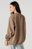 Chandail ras du cou surdimensionné en molleton sold by Urban Planet