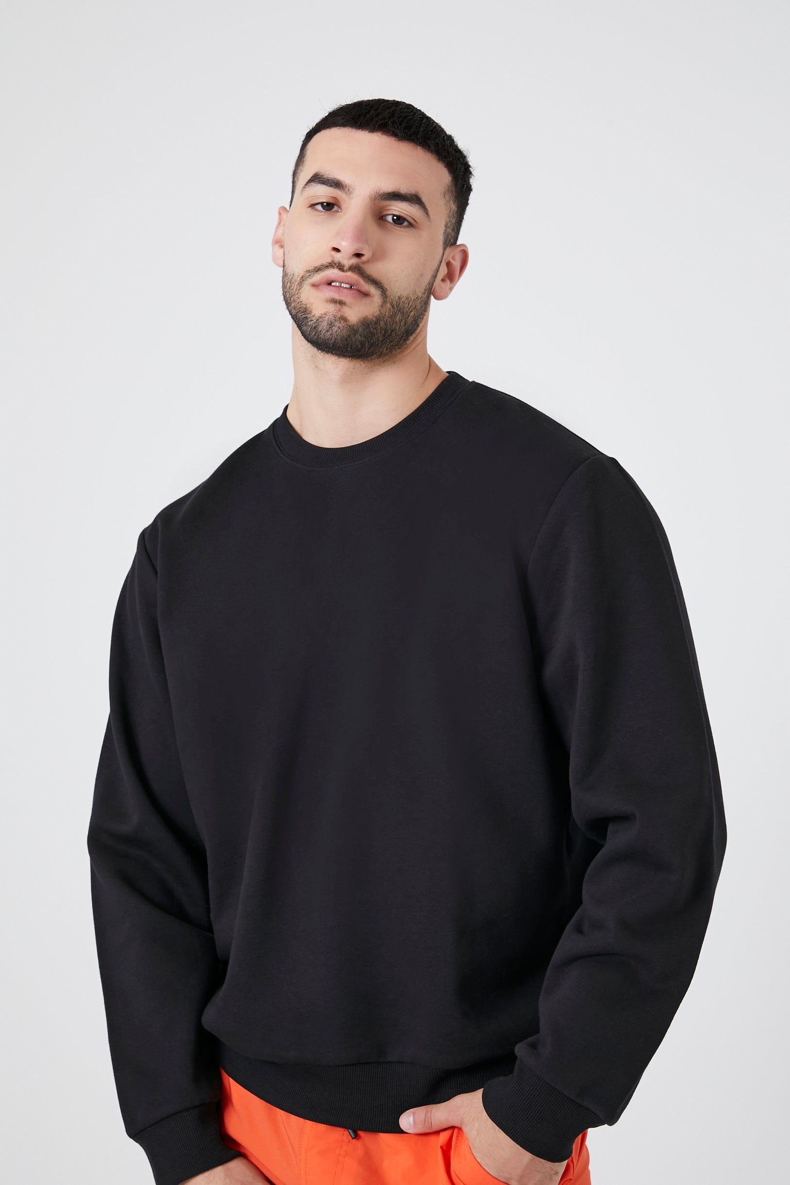 Solid Crewneck Sweatshirt sold by Urban Planet