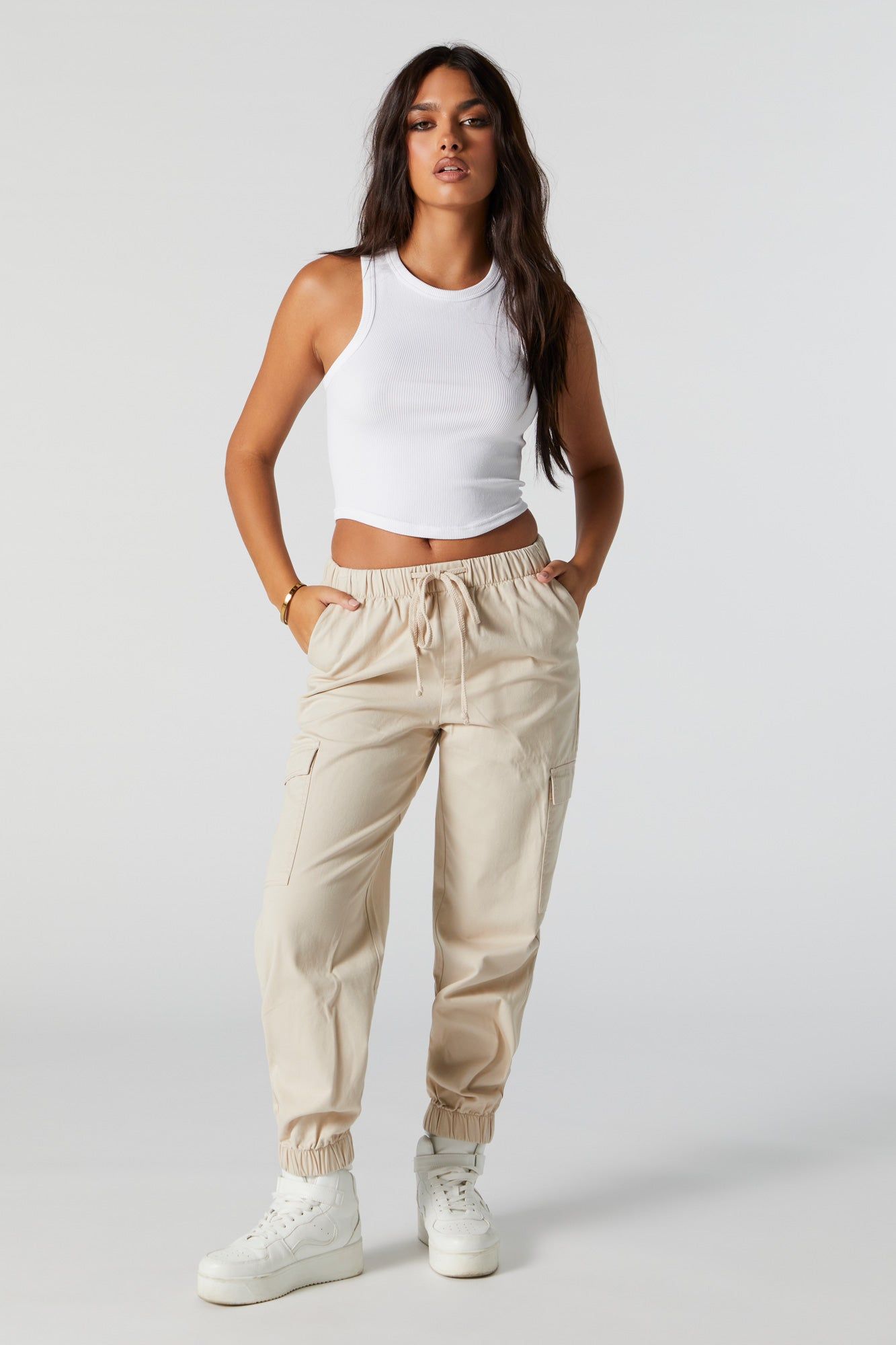 Drawstring Cargo Jogger sold by Urban Planet