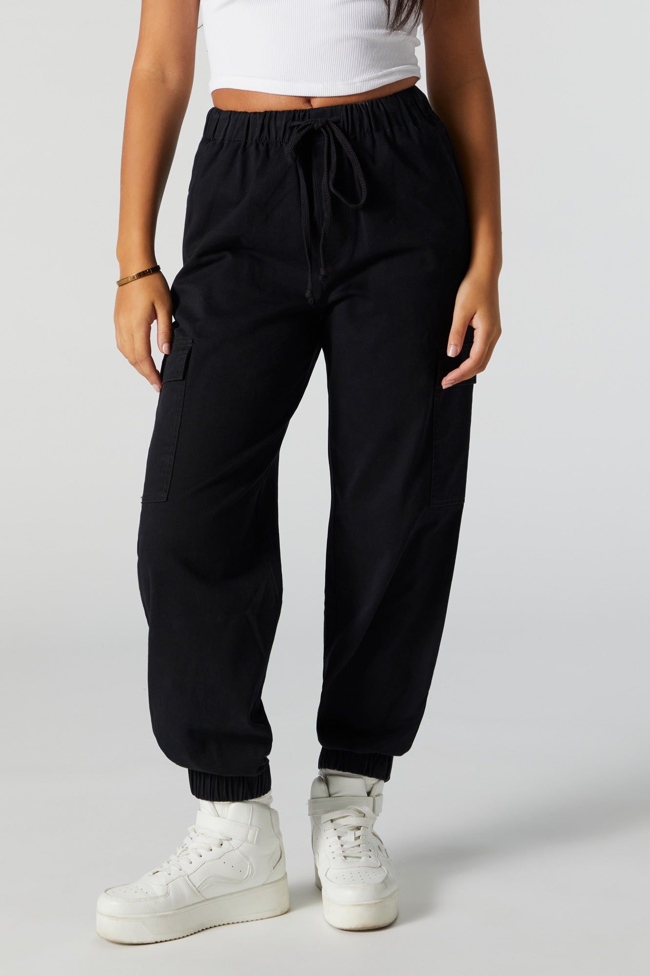 Drawstring Cargo Jogger sold by Urban Planet product image thumbnail 5