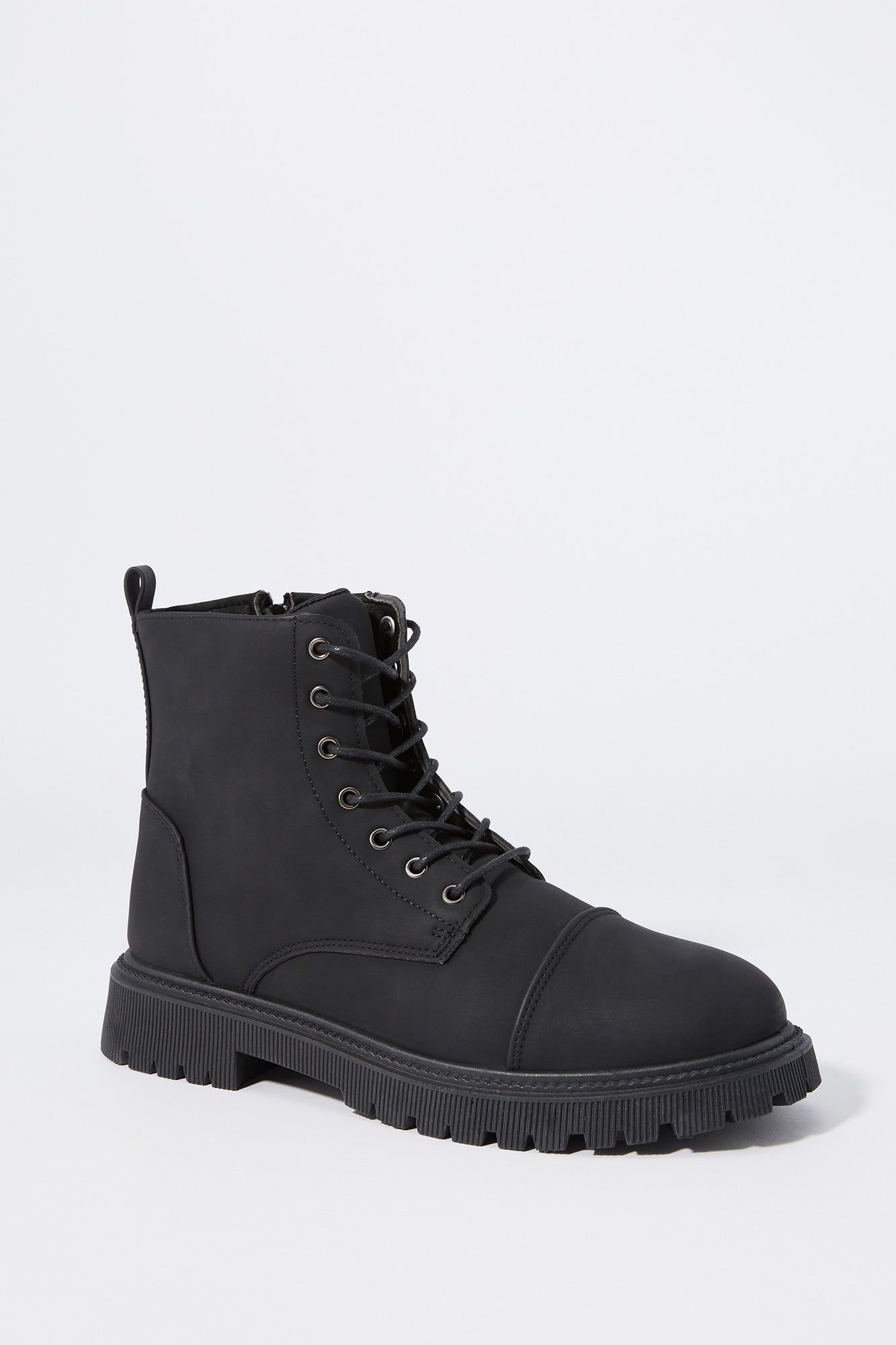 Black Combat Boot sold by Urban Planet product image thumbnail 3