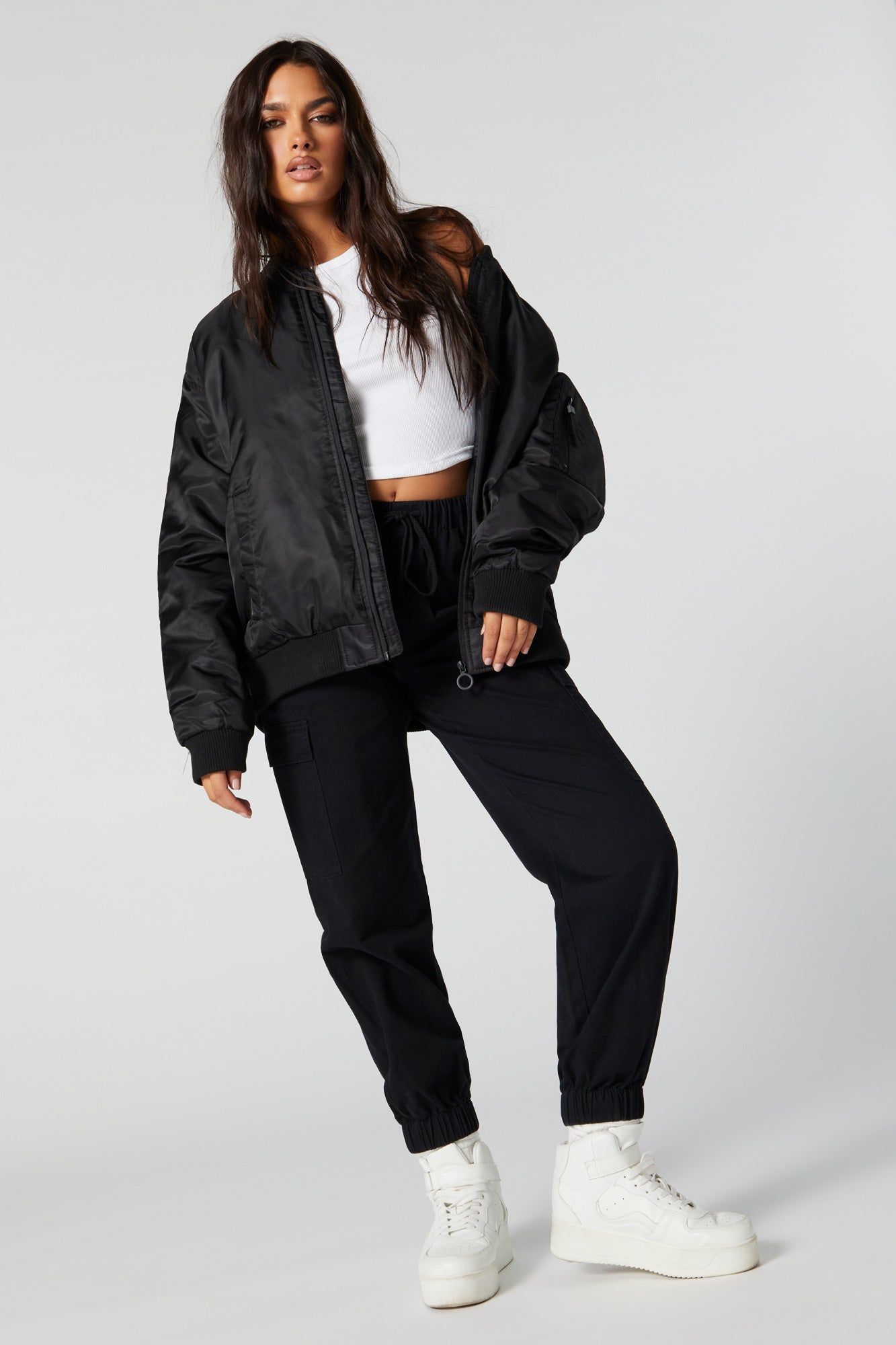 Drawstring Cargo Jogger sold by Urban Planet product image thumbnail 4