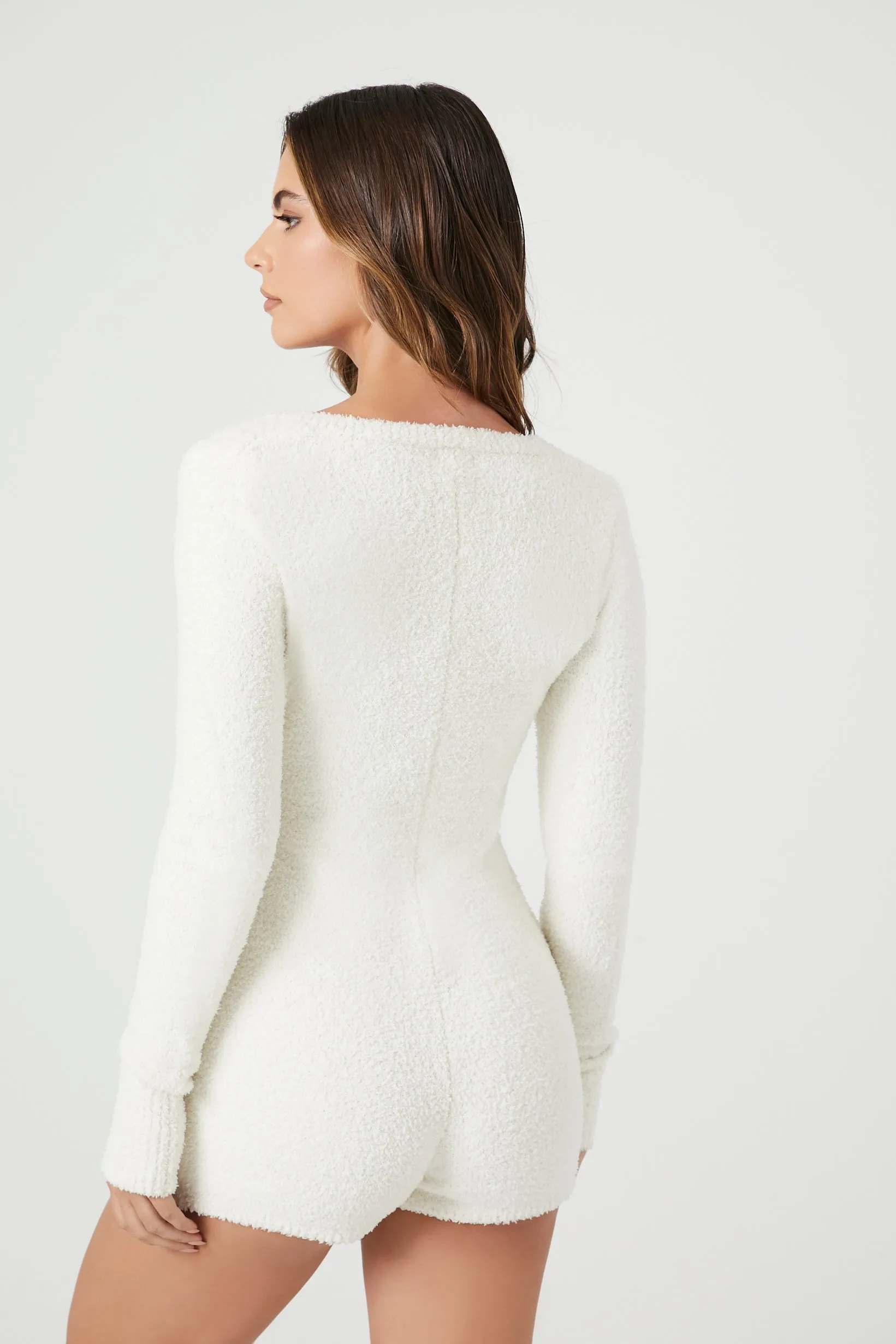 Plush Heart Pajama Romper sold by Urban Planet product image thumbnail 4