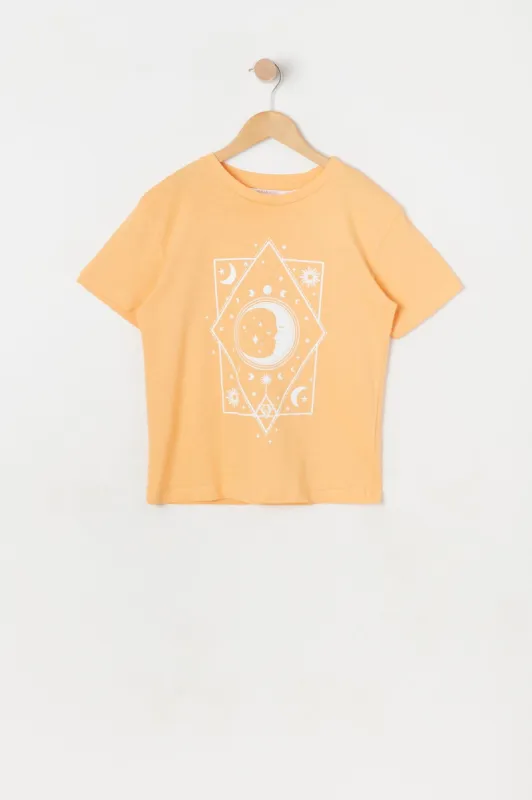 Girls Mystic Graphic Boyfriend T-Shirt sold by Urban Planet