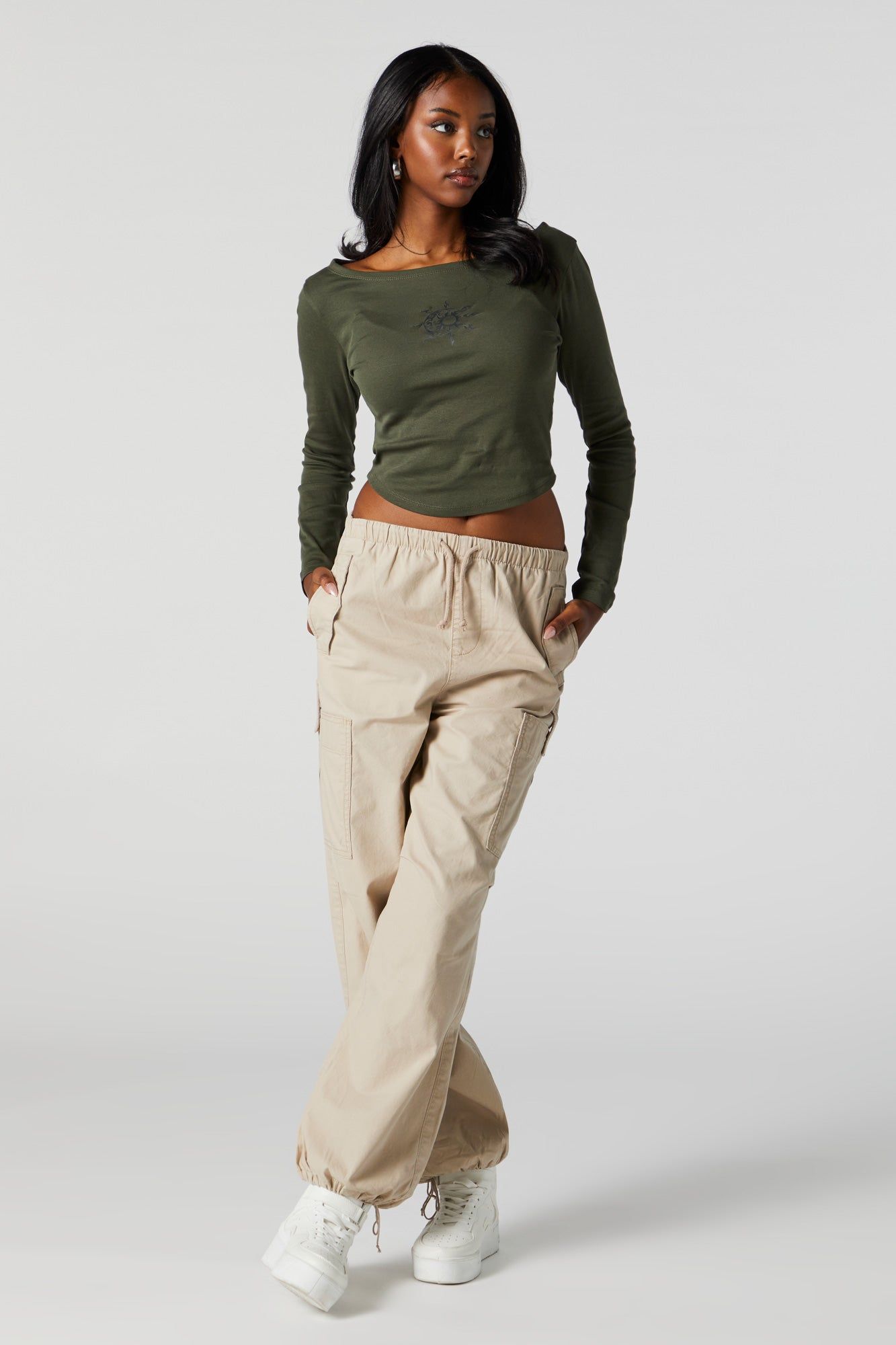 Rhinestone Sun and Moon Long Sleeve Top sold by Urban Planet product image thumbnail 3