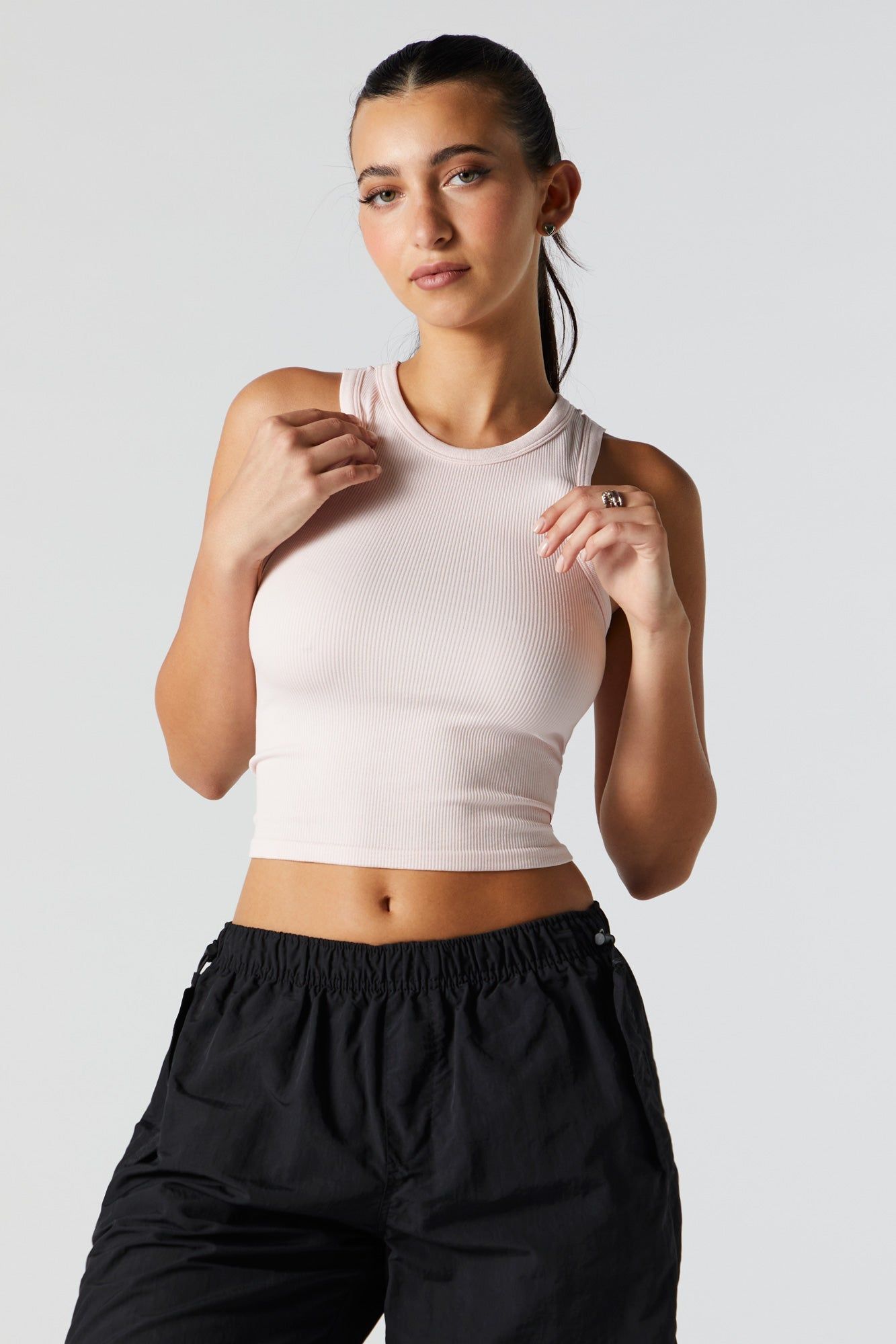 Seamless Ribbed Tank sold by Urban Planet product image thumbnail 2