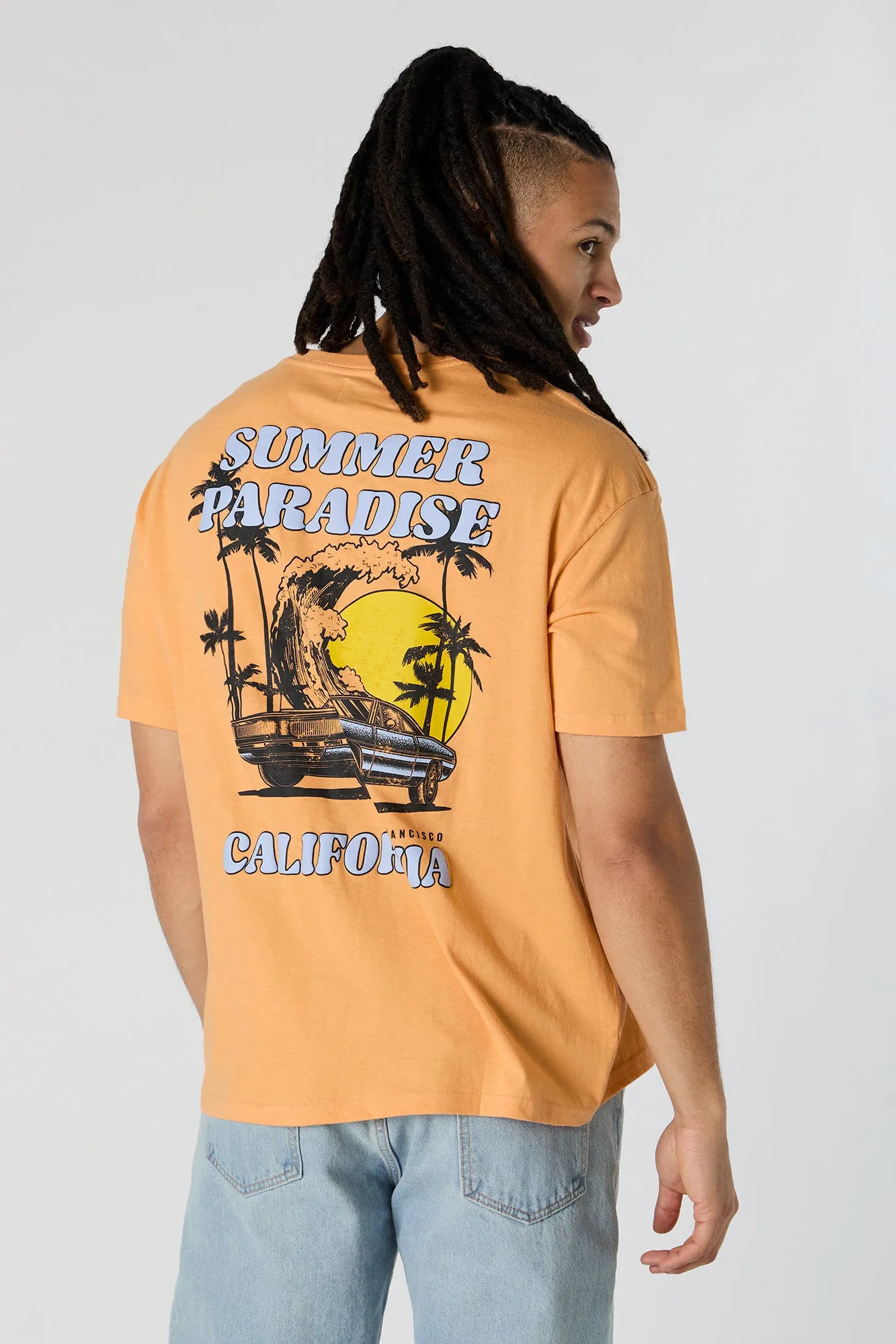Summer Paradise Graphic T-Shirt sold by Urban Planet product image thumbnail 5