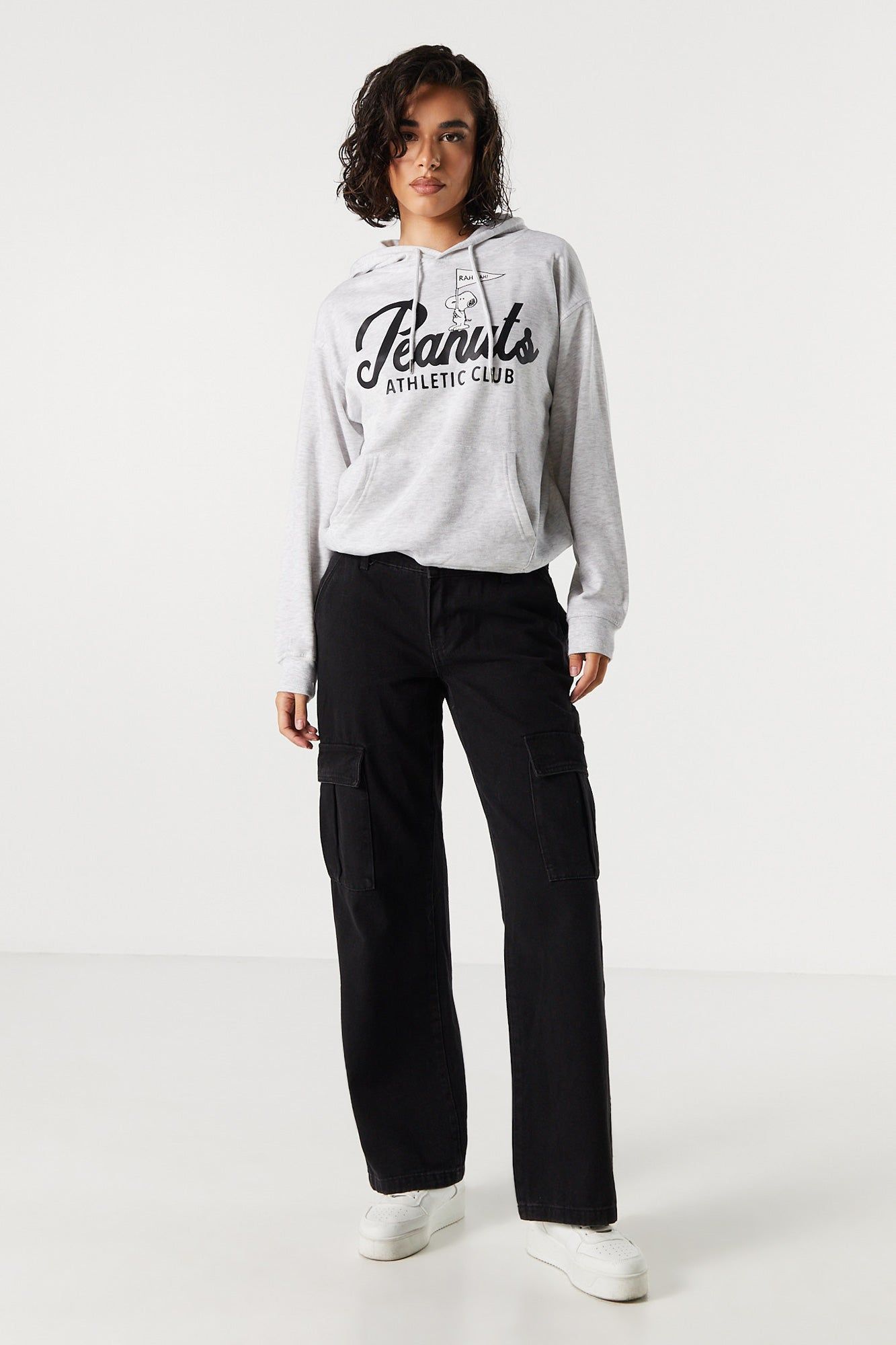 Haut à capuchon en molleton avec imprimé Peanuts sold by Urban Planet product image thumbnail 3