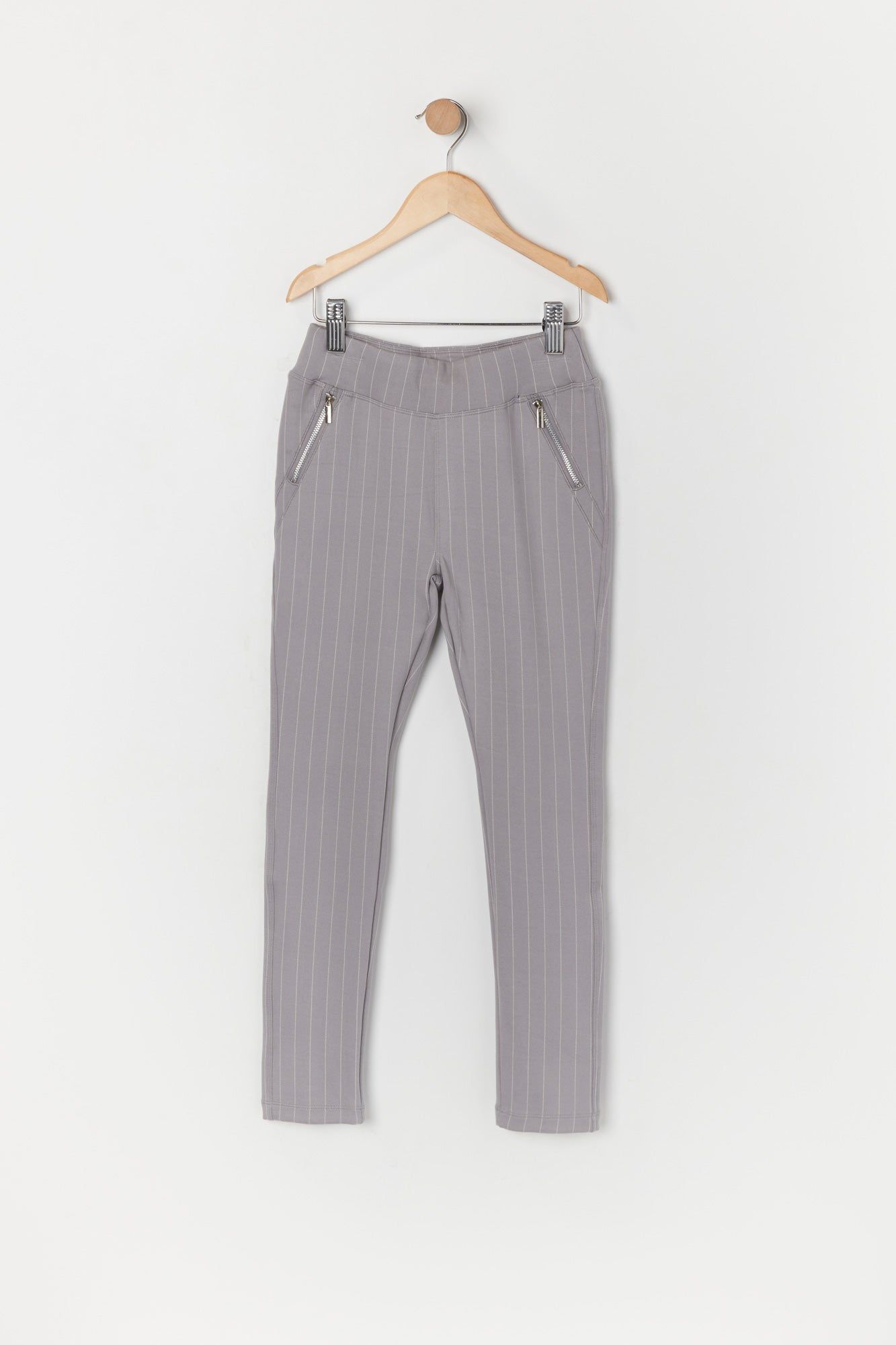 Legging rayé avec poches à fermeture à glissière pour fille sold by Urban Planet product image thumbnail 3