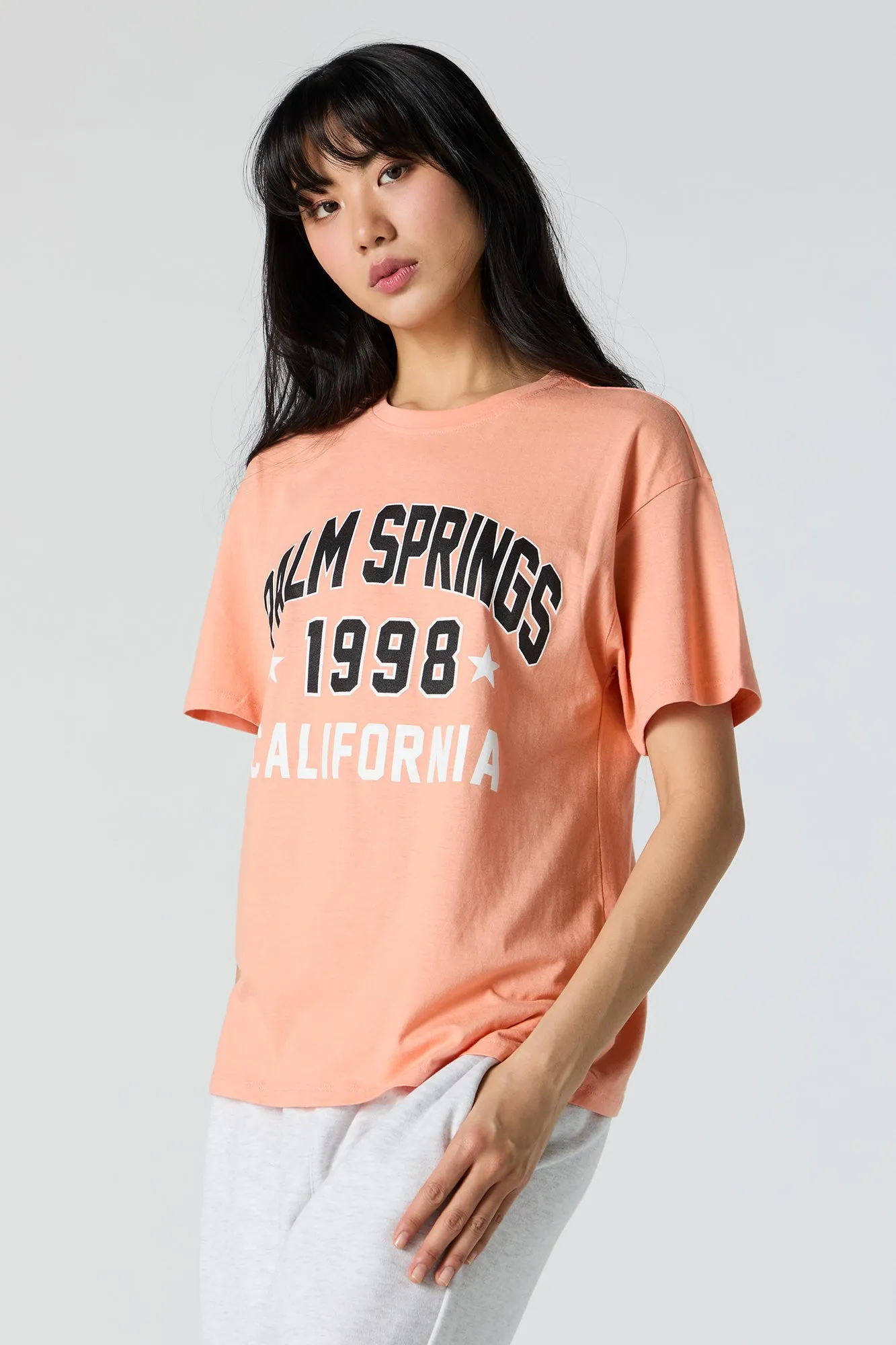 Palm Springs Graphic Boyfriend T-Shirt sold by Urban Planet