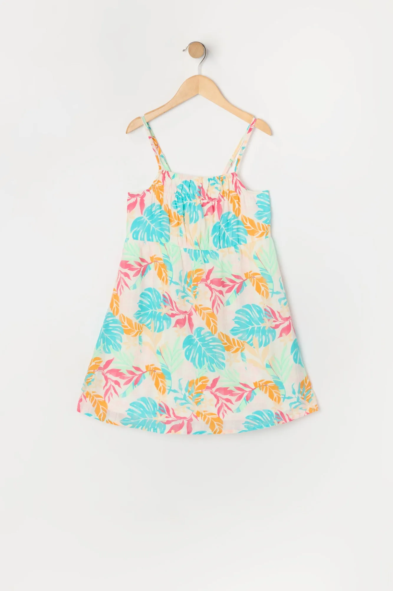 Girls Tropical Print Cami Dress sold by Urban Planet