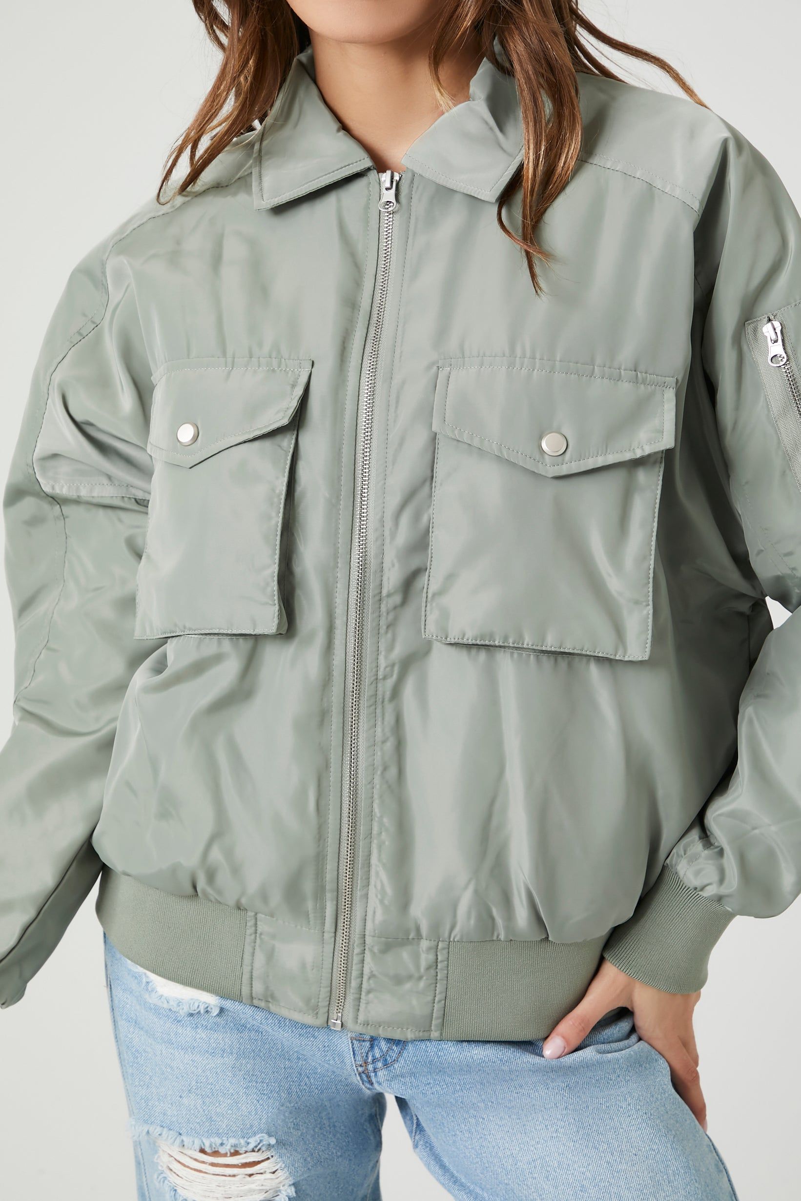 Blouson aviateur avec fermeture à glissière sold by Urban Planet product image thumbnail 5