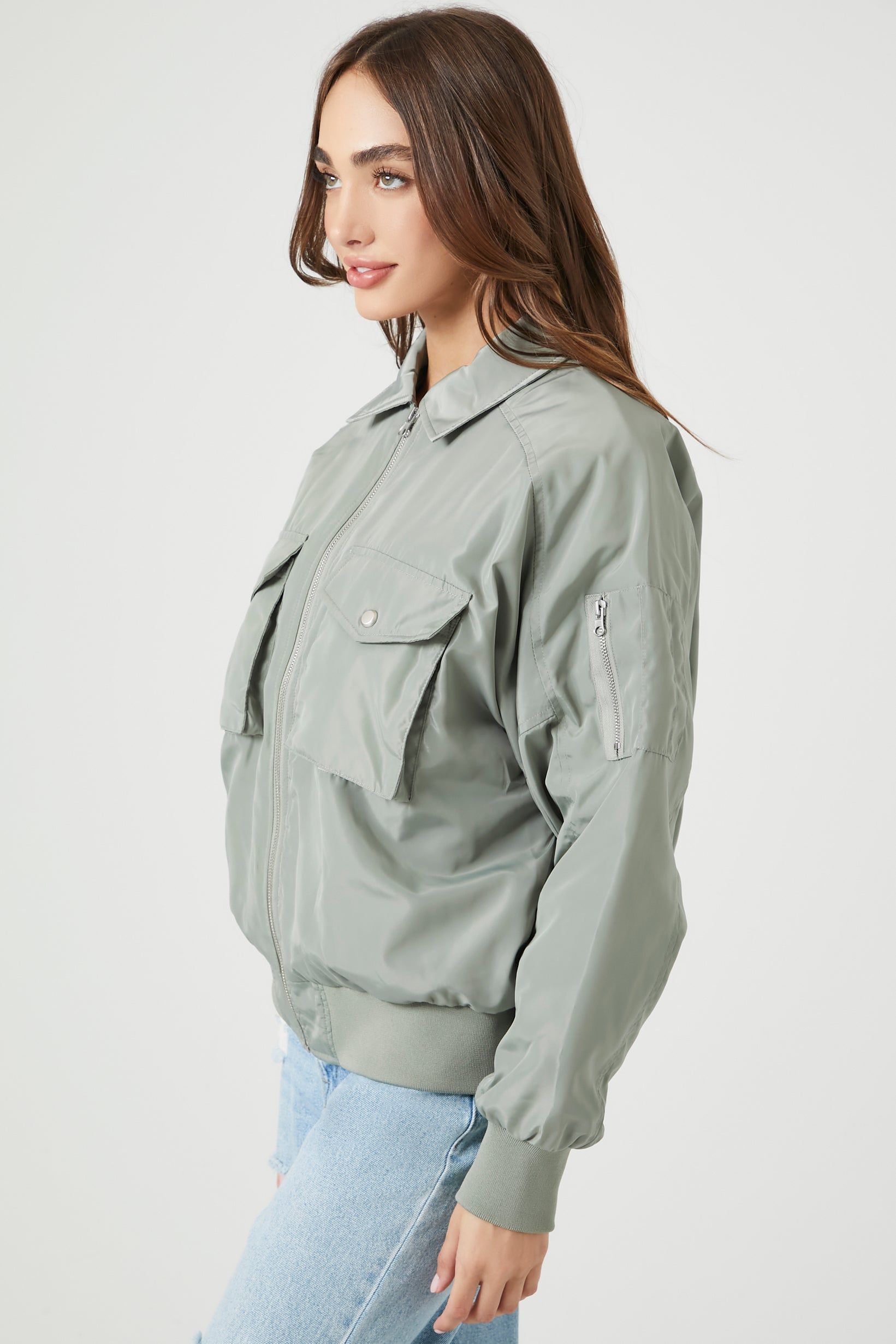 Blouson aviateur avec fermeture à glissière sold by Urban Planet product image thumbnail 2
