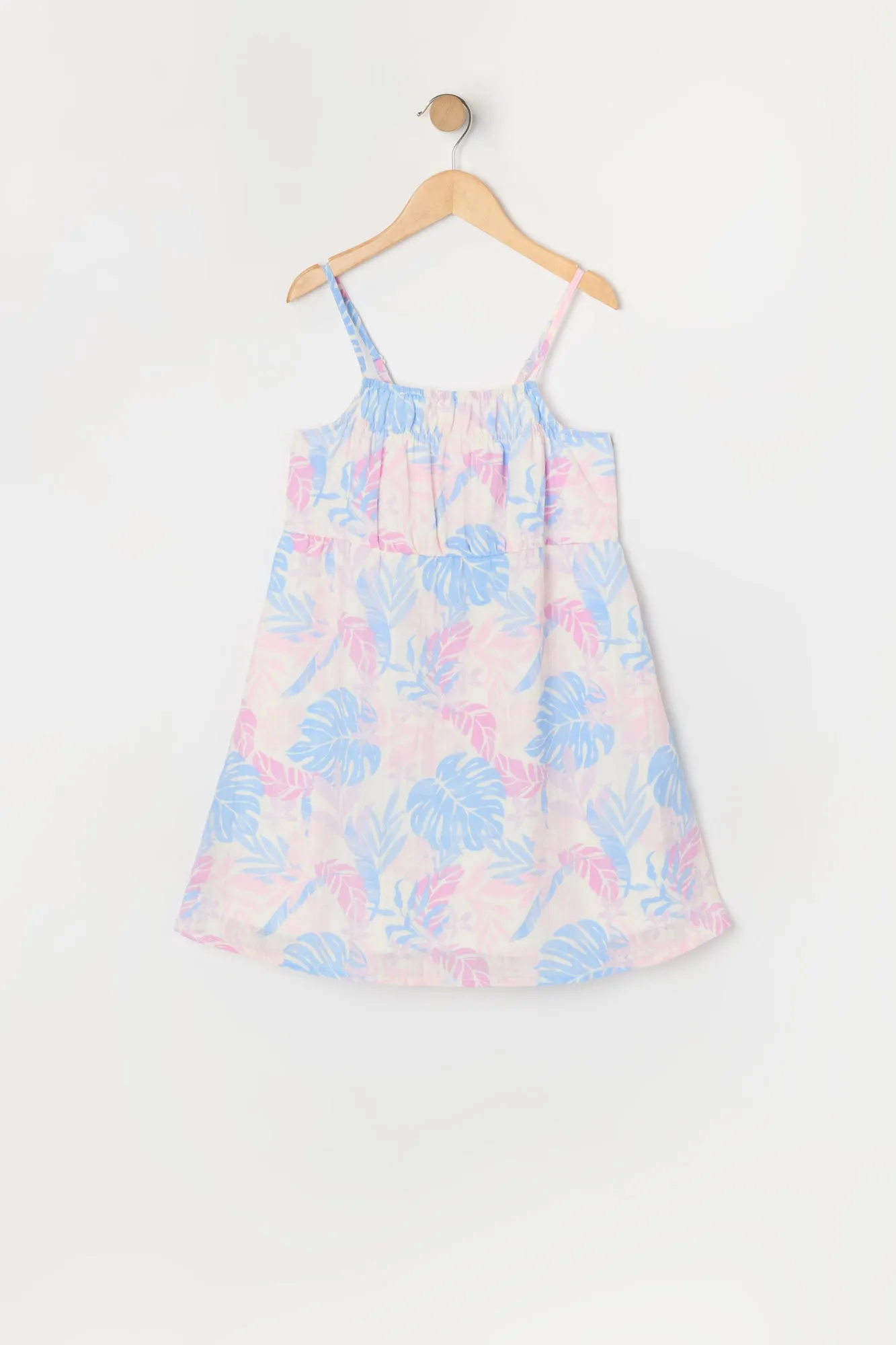 Girls Tropical Print Cami Dress sold by Urban Planet product image thumbnail 3