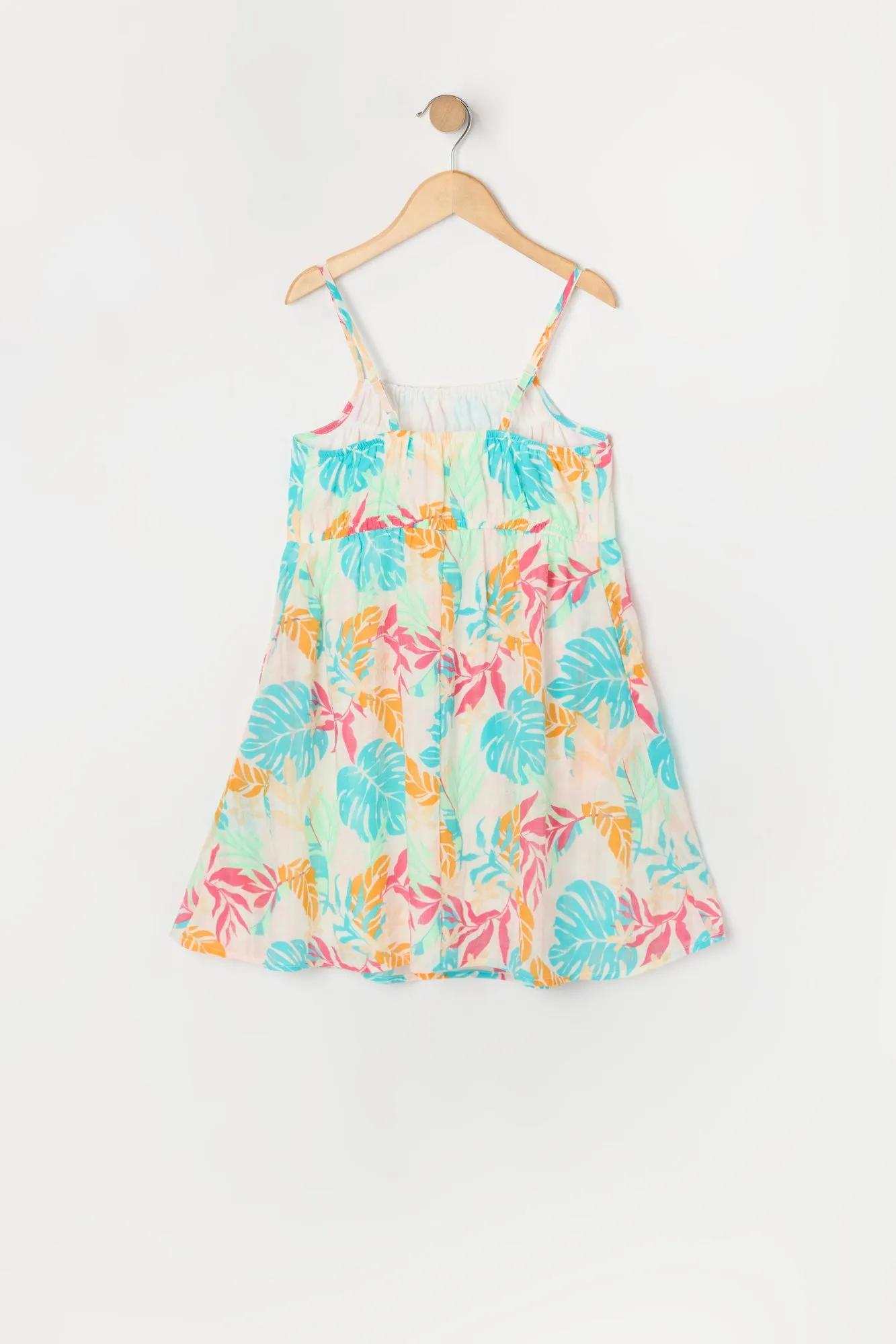 Girls Tropical Print Cami Dress sold by Urban Planet product image thumbnail 2