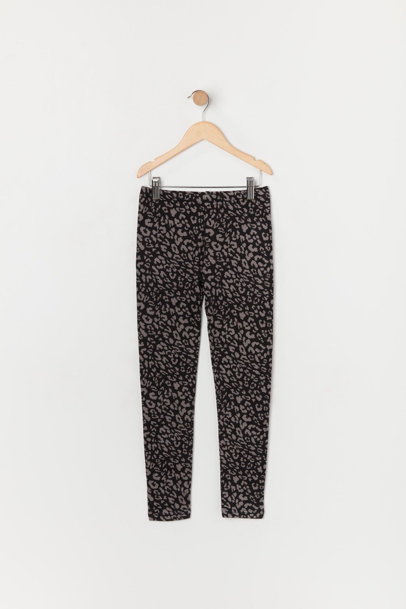Black Cheetah Print Fleece Legging sold by Urban Planet