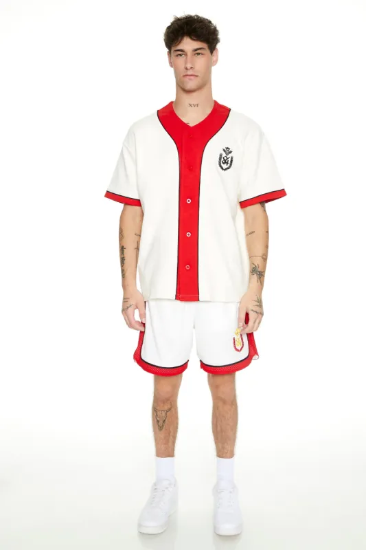 84 Embroidered Basketball Short sold by Urban Planet