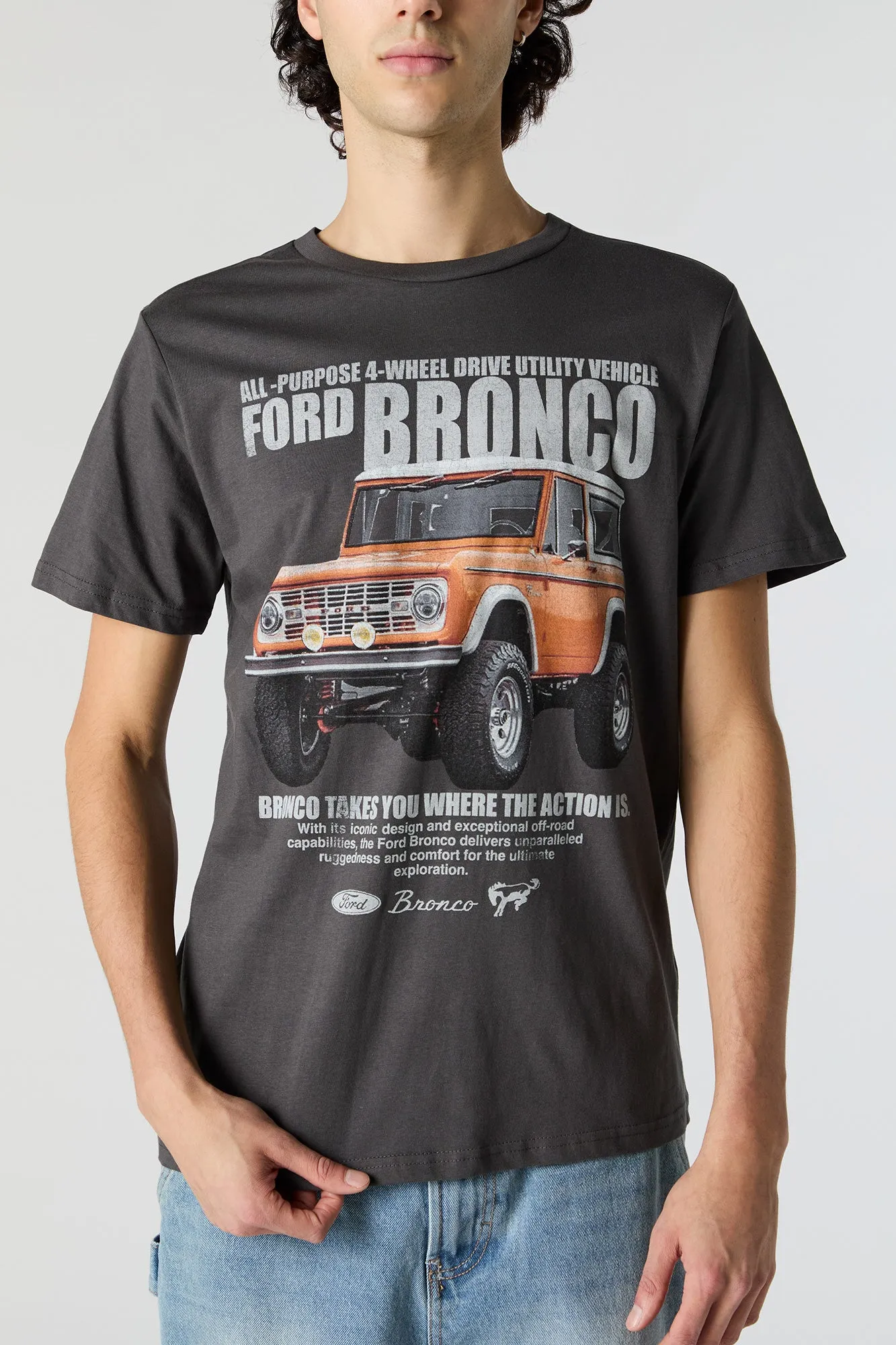 Ford Bronco Graphic T-Shirt sold by Urban Planet product image thumbnail 2
