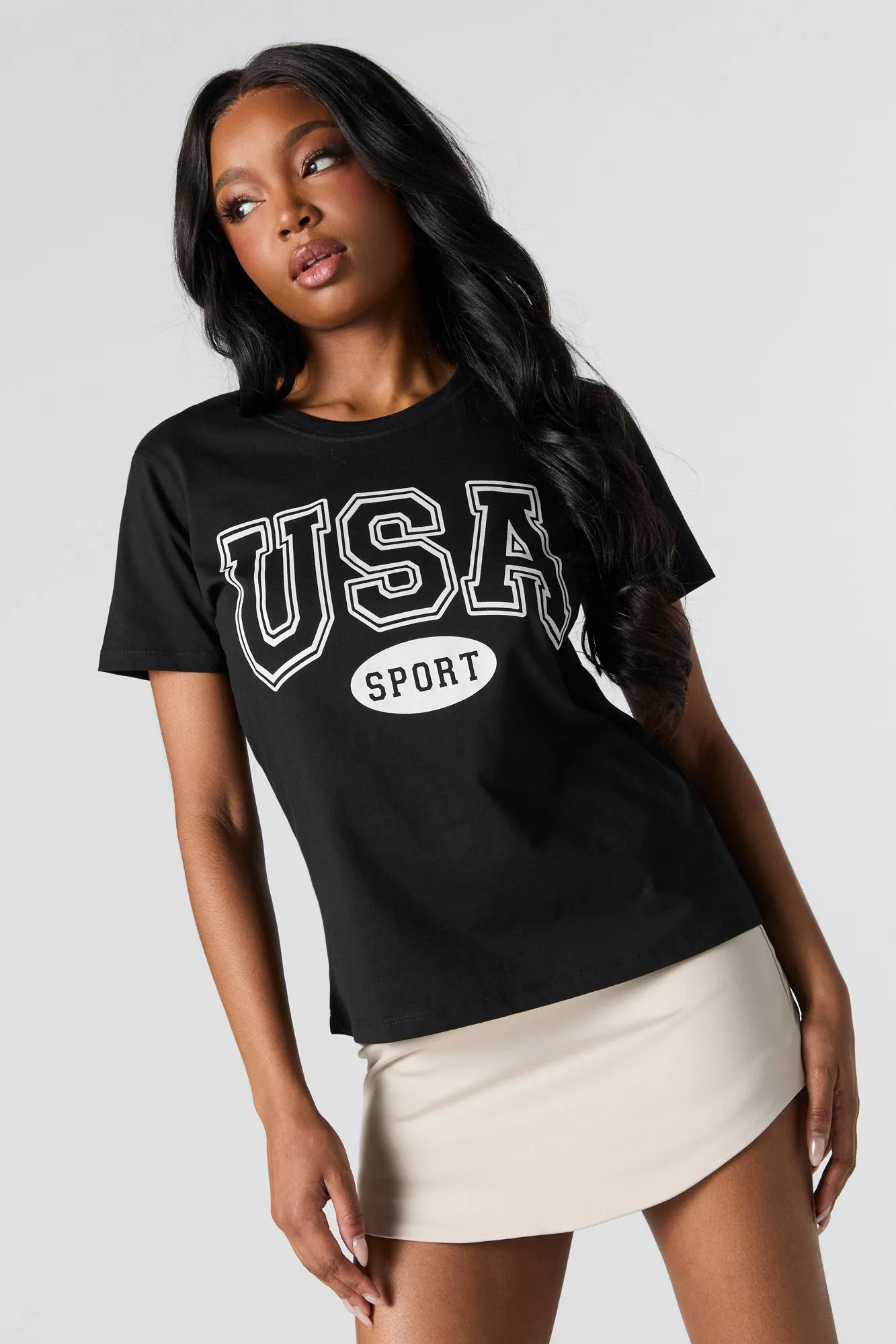 USA Sport Graphic Oversized T-Shirt sold by Urban Planet
