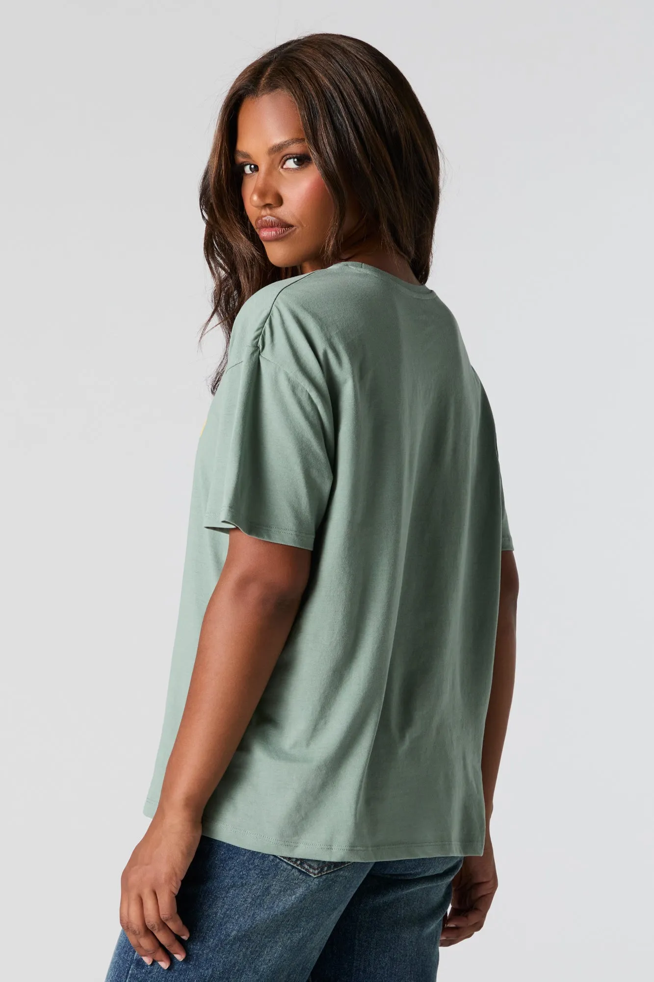 Oh Hunny Pooh Bear Graphic Boyfriend T-Shirt sold by Urban Planet product image thumbnail 3